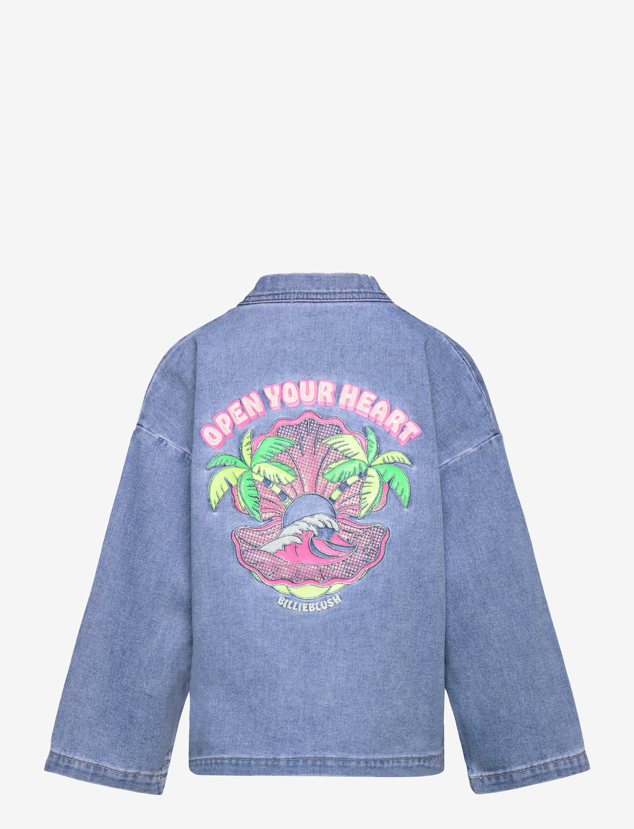 Billieblush - DENIM JACKET - teksa ja velvet - double stone+bleach - 1