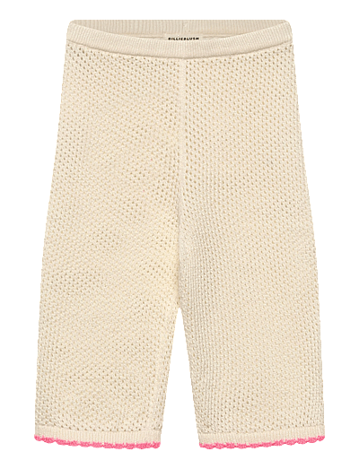 Billieblush KNITTED TROUSERS - Lühikesed vabaajapüksid - IVORY / cream