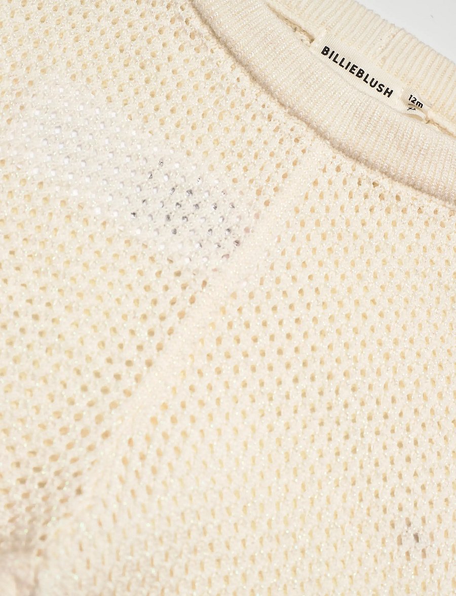 Billieblush - KNITTED TROUSERS - casual shorts - ivory - 2