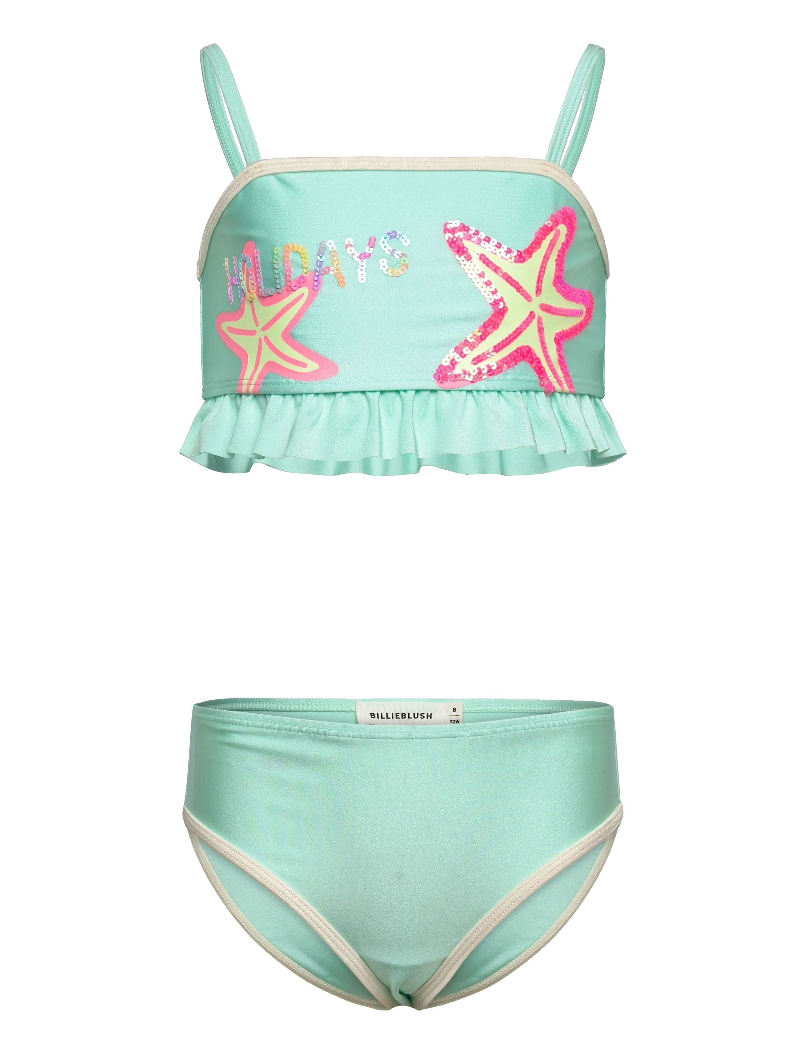 Billieblush Bikini, 140, Bademode, Grün - Bikinis, Kinder
