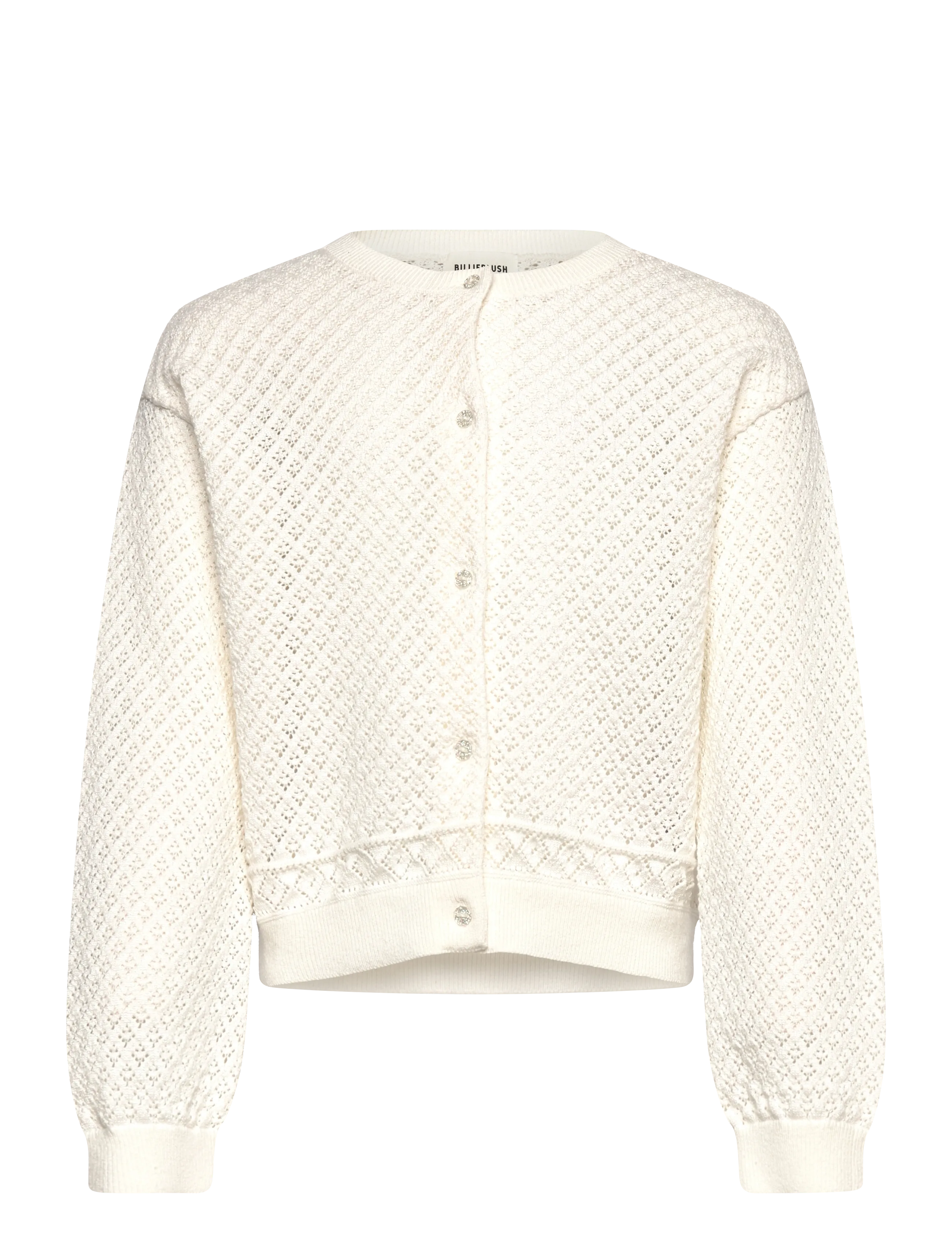 Billieblush Knitted Cardigan, 104, Knitwear, Creme - Cardigans, Kinder