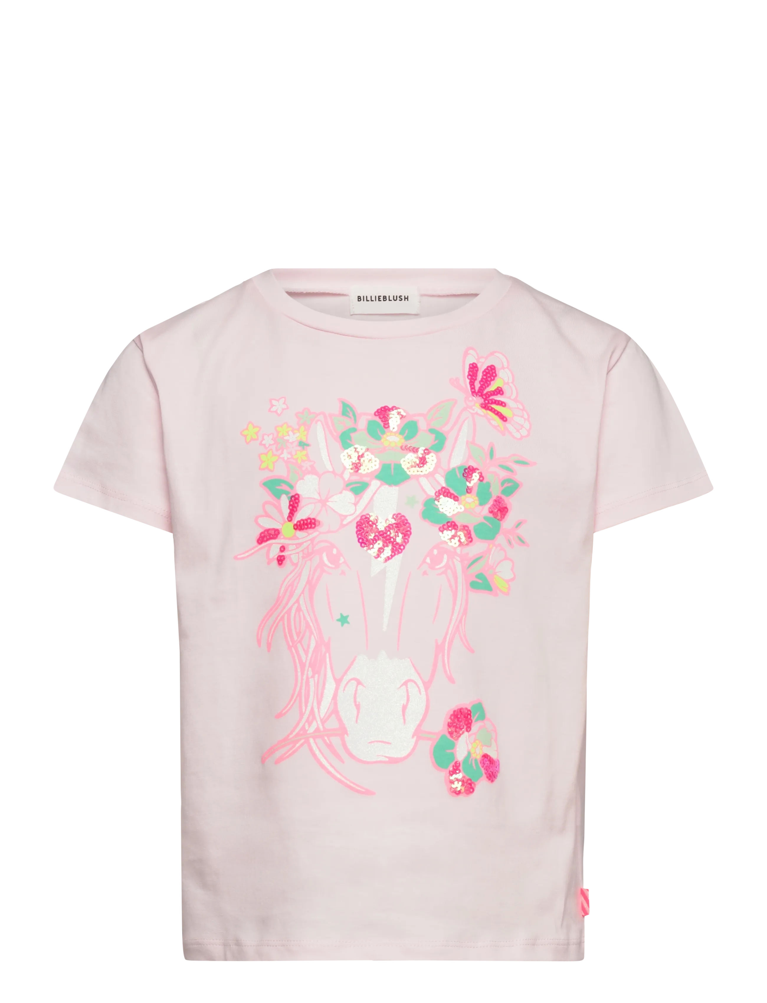 Billieblush Short Sleeves Tee-Shirt, 116, Pink, T-Shirts > Kortærmede, Børn