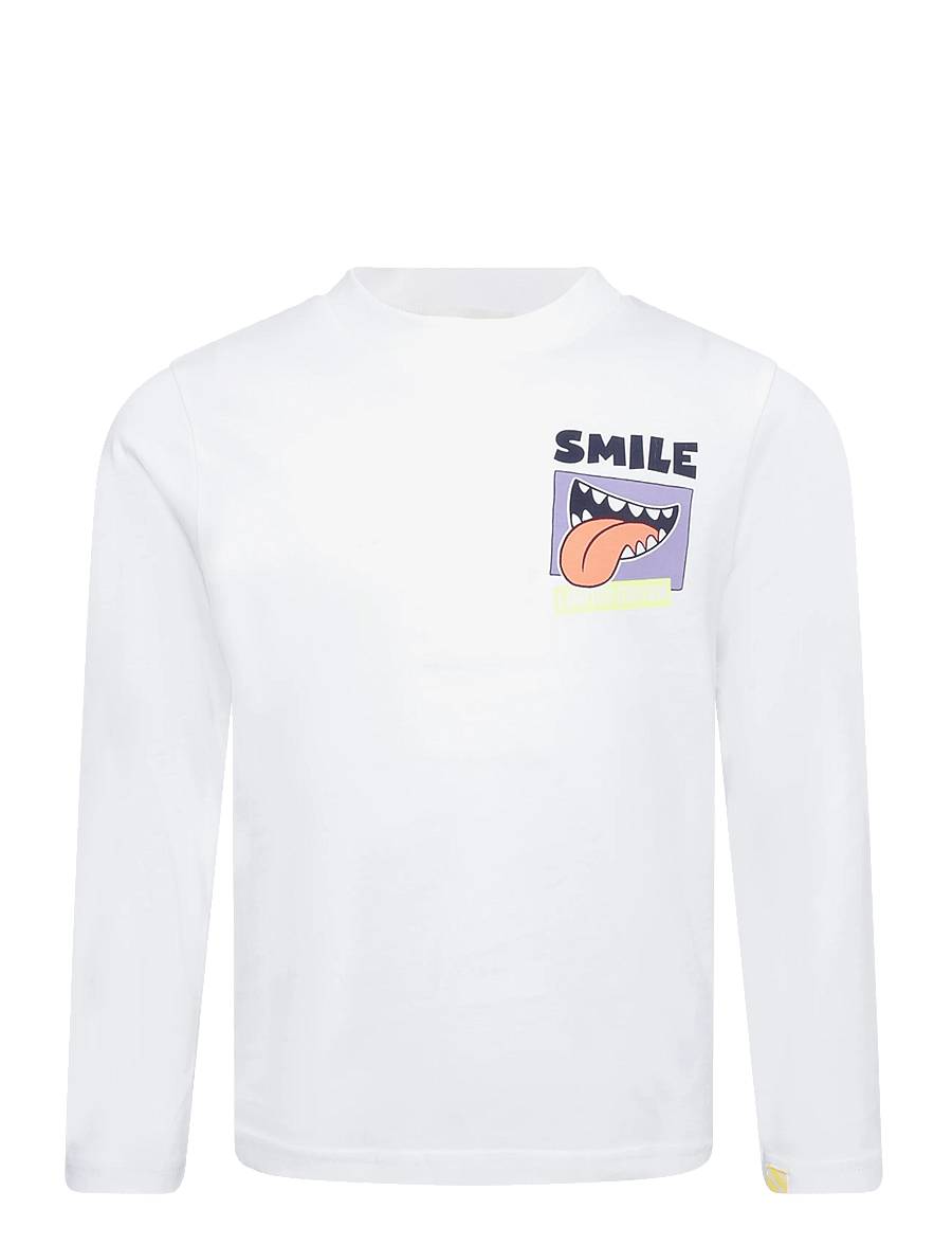 Billieblush - LONG SLEEVE T-SHIRT - pikkade varrukatega t-särgid - white - 0
