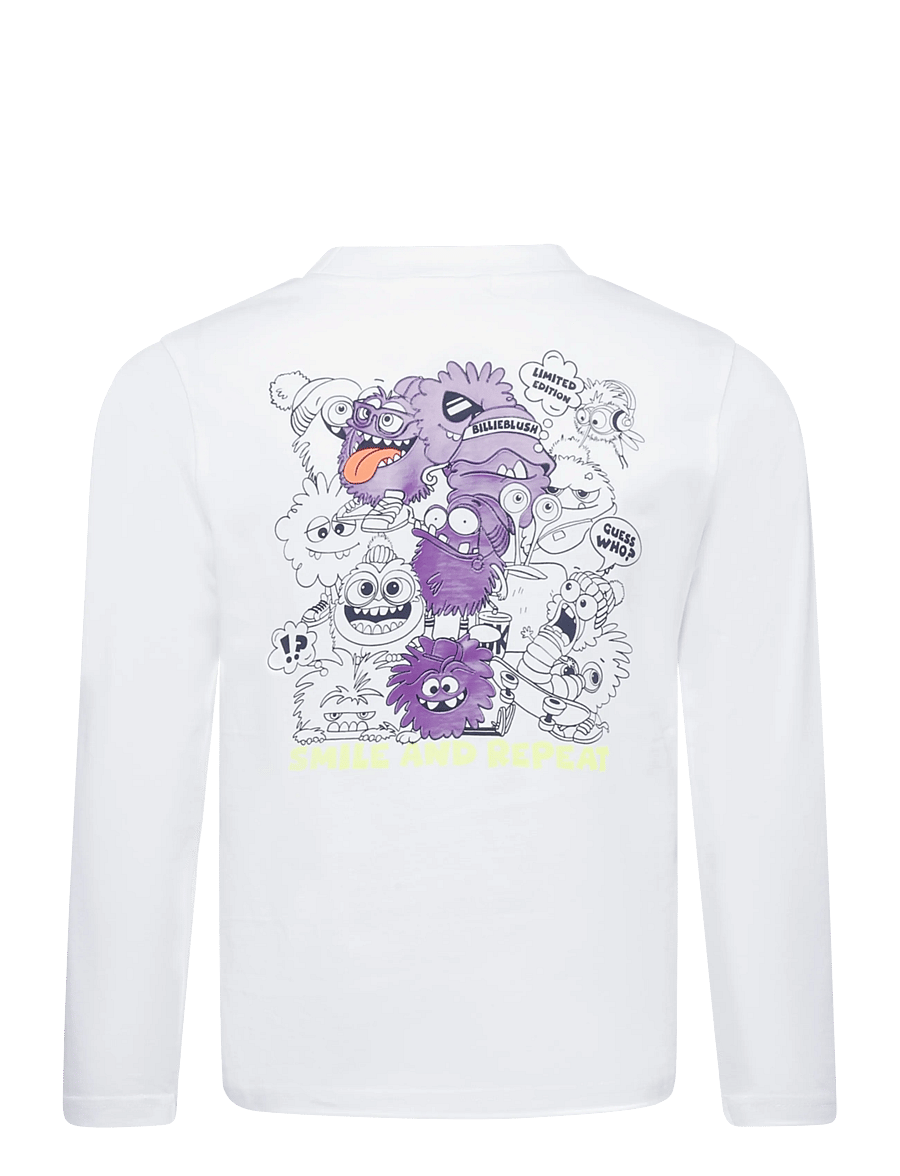 Billieblush - LONG SLEEVE T-SHIRT - pikkade varrukatega t-särgid - white - 1