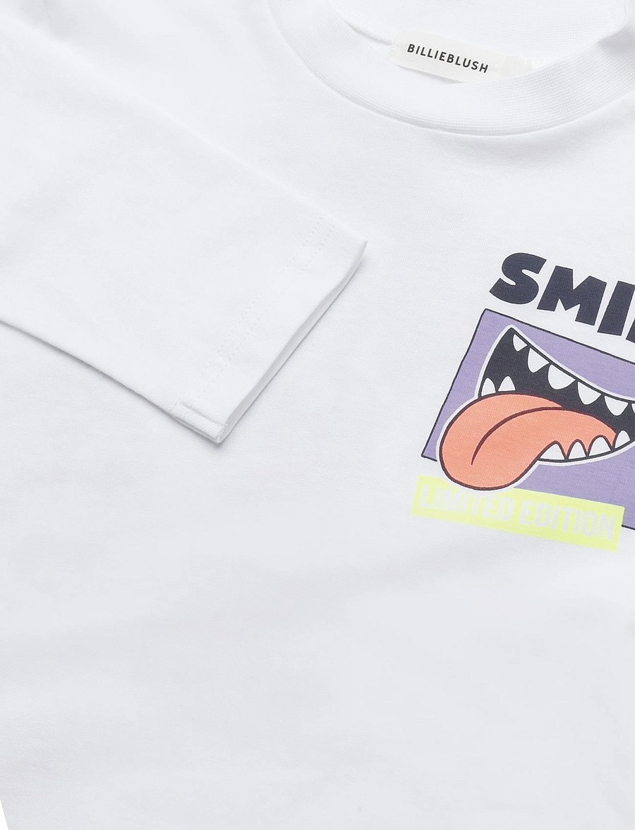 Billieblush - LONG SLEEVE T-SHIRT - pikkade varrukatega t-särgid - white - 2