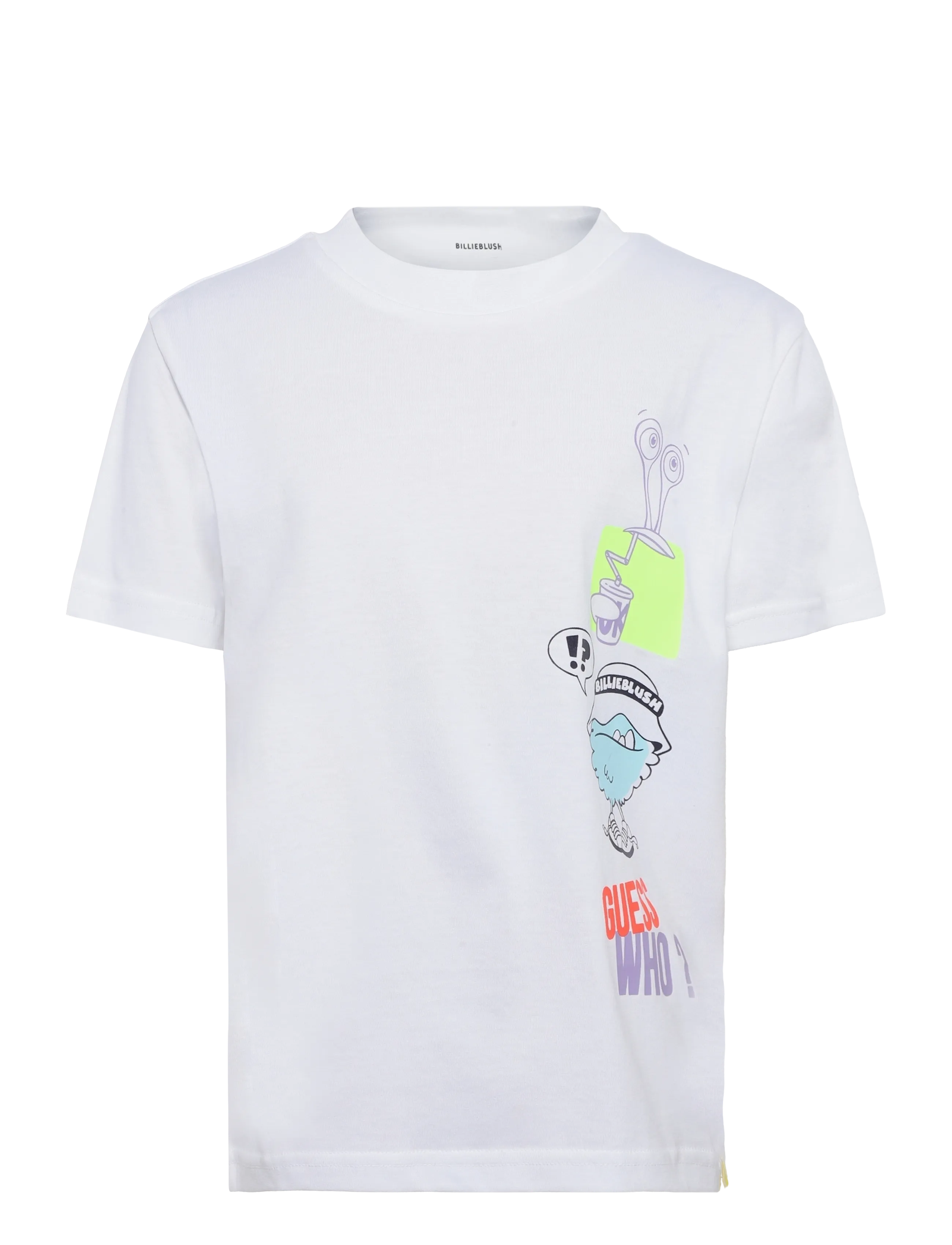 Billieblush SHORT SLEEVES TEE-SHIRT - Kortärmade t-shirts - WHITE / white