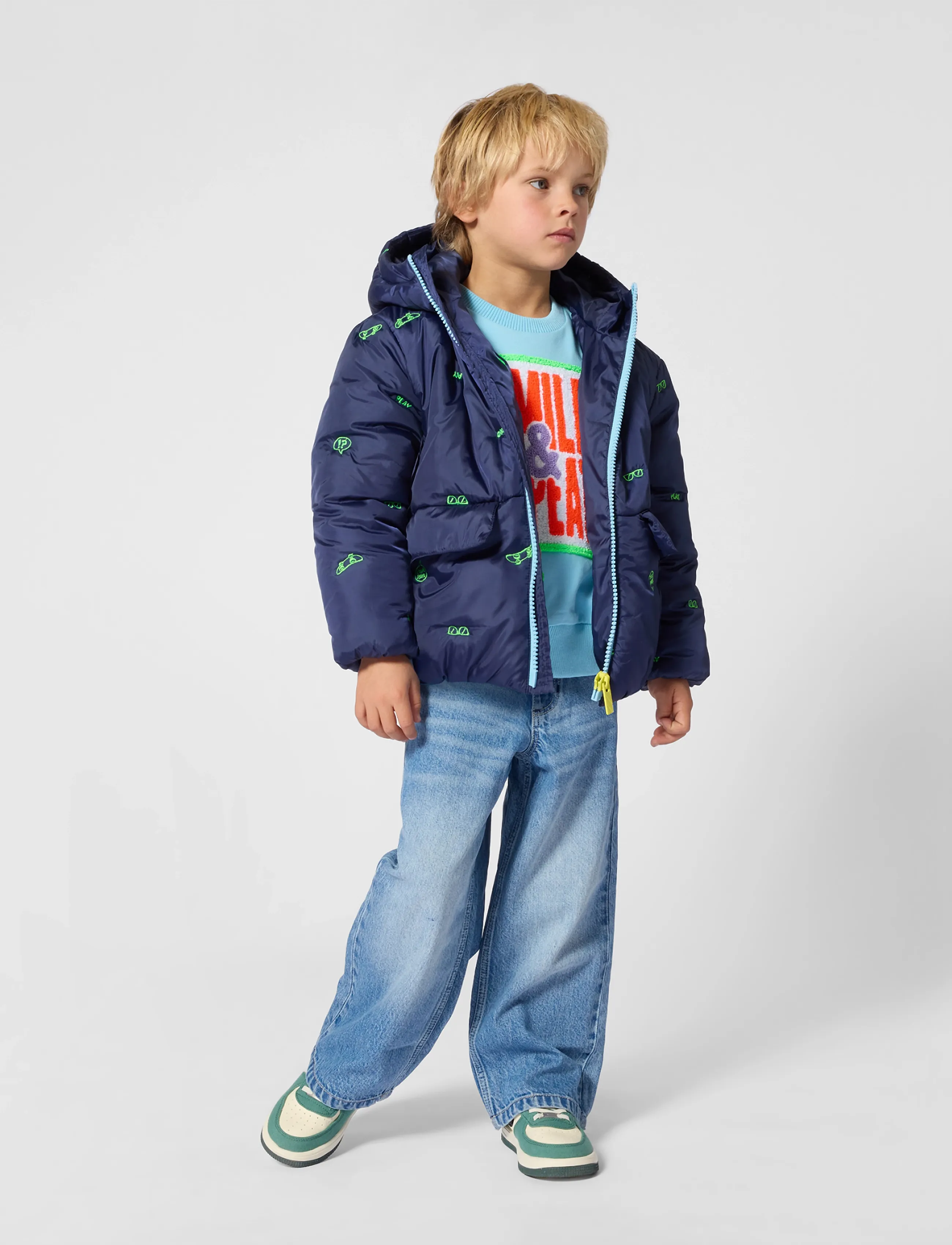 Billieblush - PUFFER JACKET - navy - 3