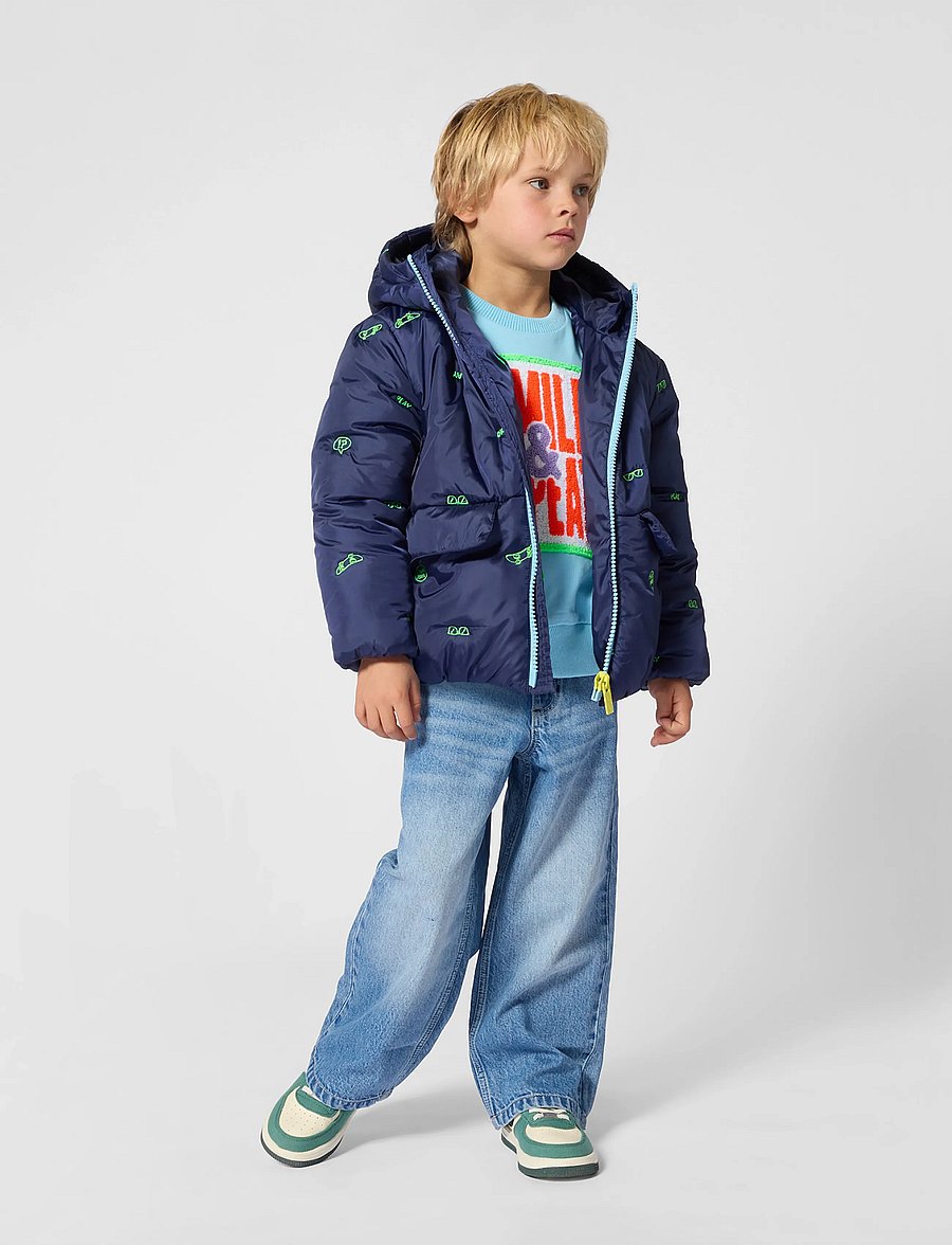 Billieblush - PUFFER JACKET - tepitud joped - navy - 3