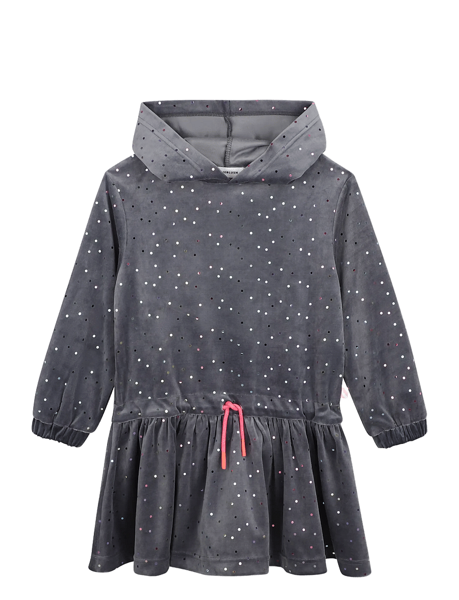 Billieblush - DRESS - langärmelige freizeitkleider - charcoal grey - 0