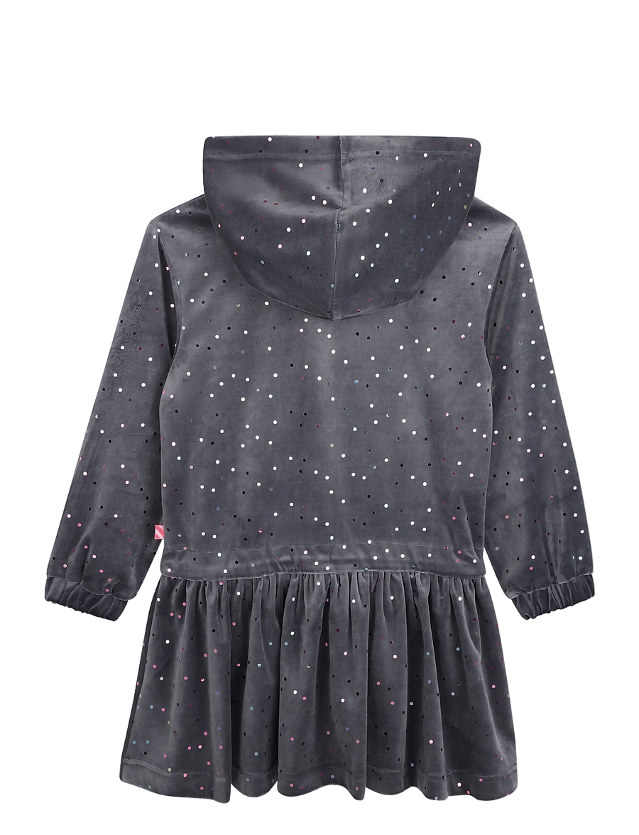Billieblush - DRESS - langärmelige freizeitkleider - charcoal grey - 1