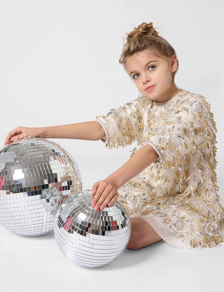 Billieblush - CEREMONY DRESS - festklänningar - gold silver - 0