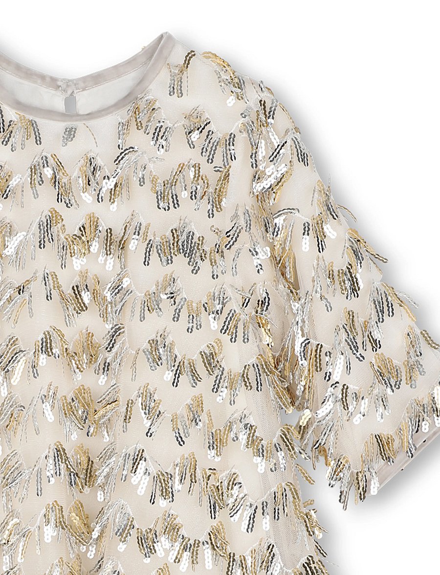 Billieblush - CEREMONY DRESS - festklänningar - gold silver - 4
