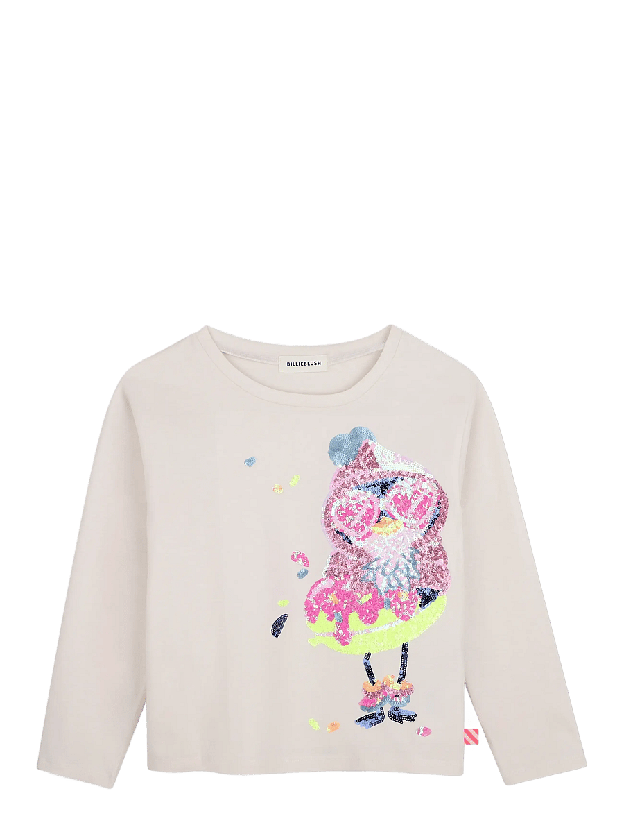 Billieblush - LONG SLEEVE T-SHIRT - långärmade t-shirts - ivory - 0