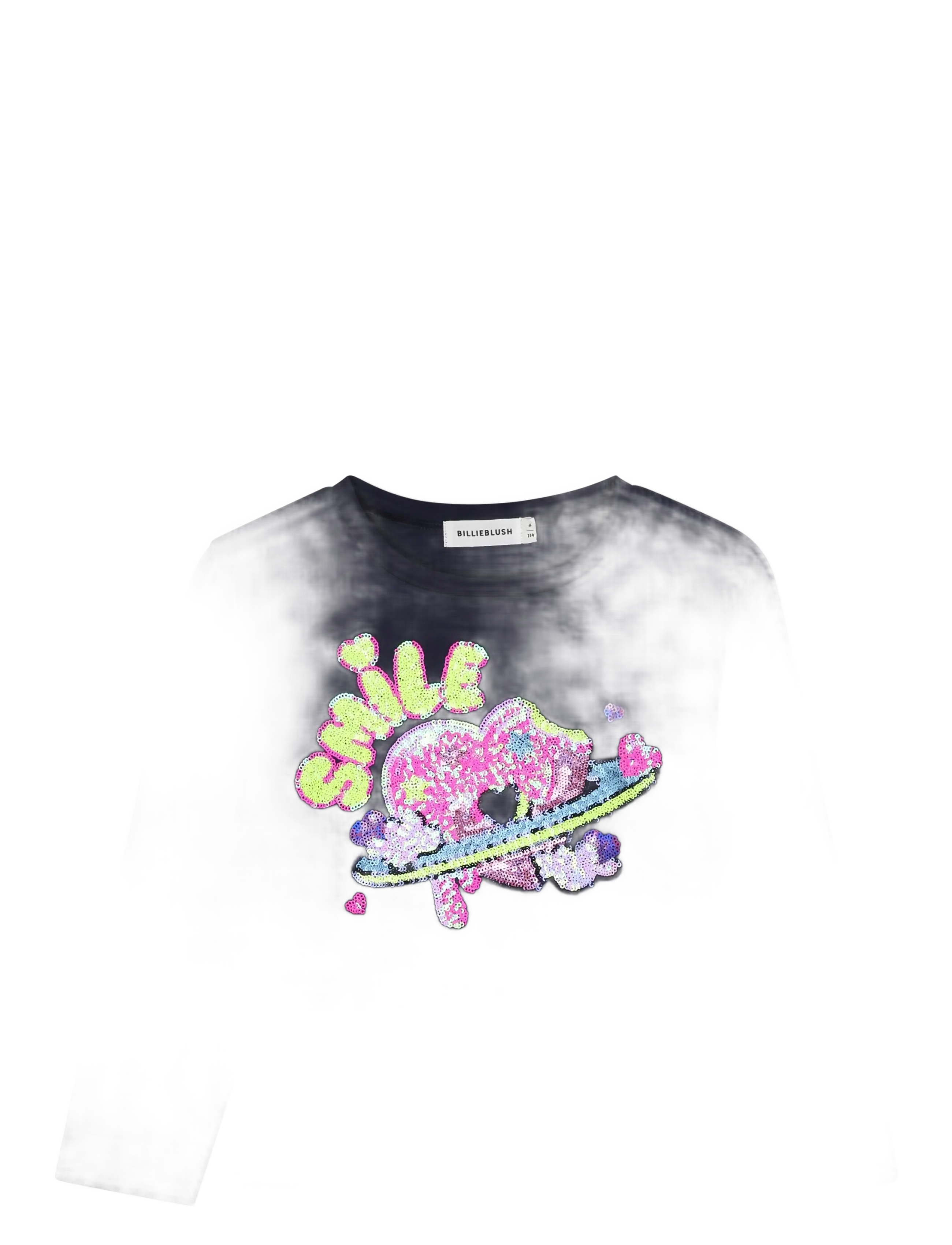 Billieblush LONG SLEEVE T-SHIRT - Billieblush - NAVY / navy