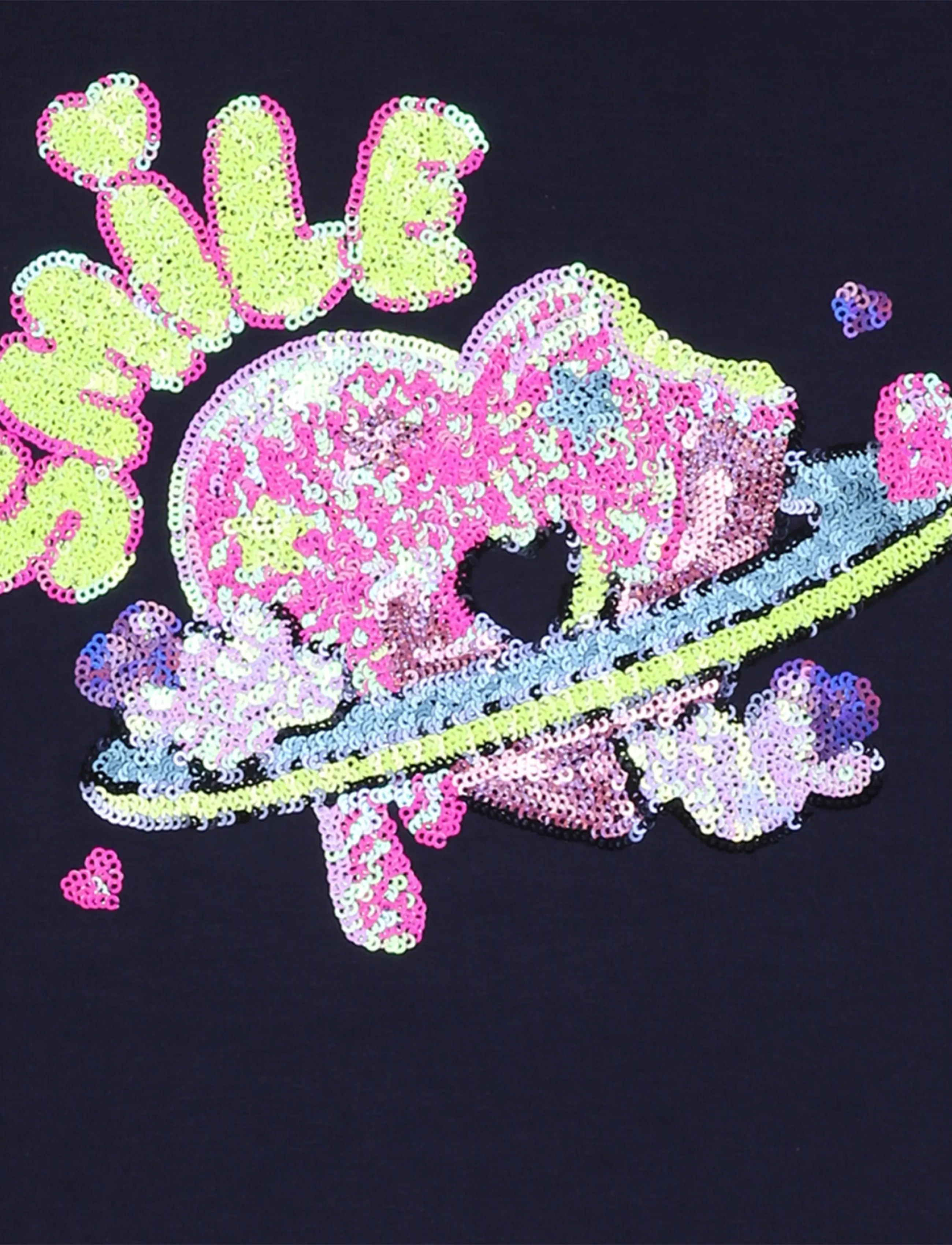Billieblush - LONG SLEEVE T-SHIRT - långärmade t-shirts - navy - 2