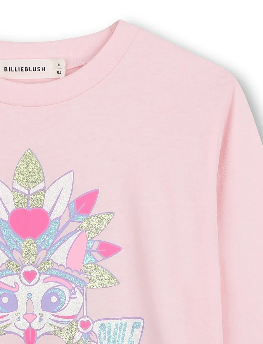 Billieblush - LONG SLEEVE T-SHIRT - långärmade t-shirts - pink - 2