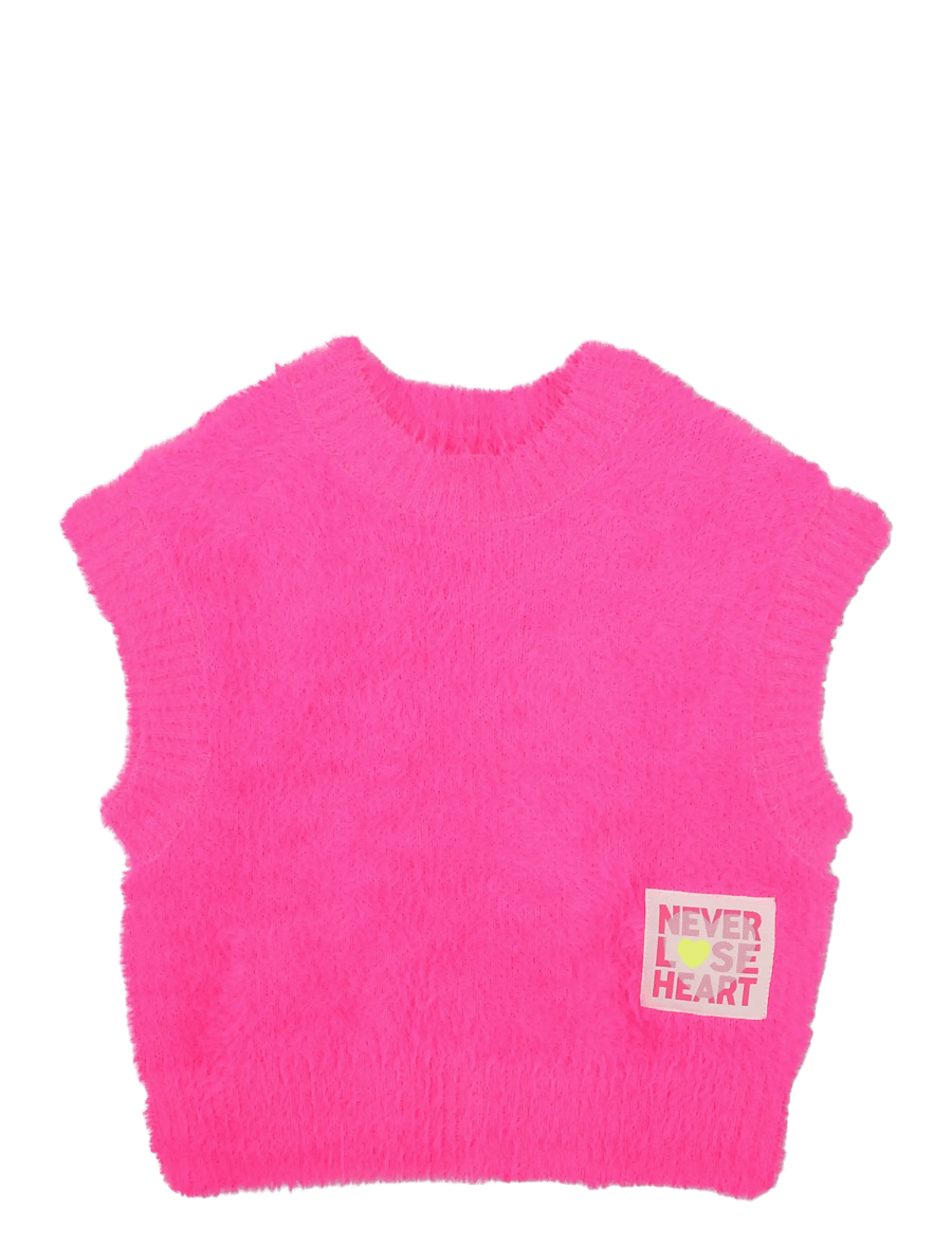 Billieblush - SHORT SLEEVES SWEATER,JUMPER - westen - pink - 1