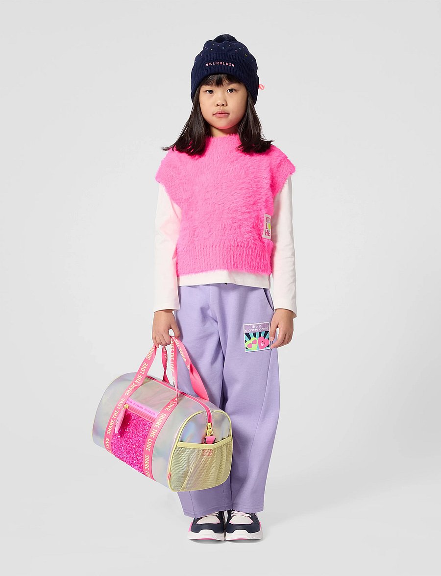 Billieblush - SHORT SLEEVES SWEATER,JUMPER - westen - pink - 0