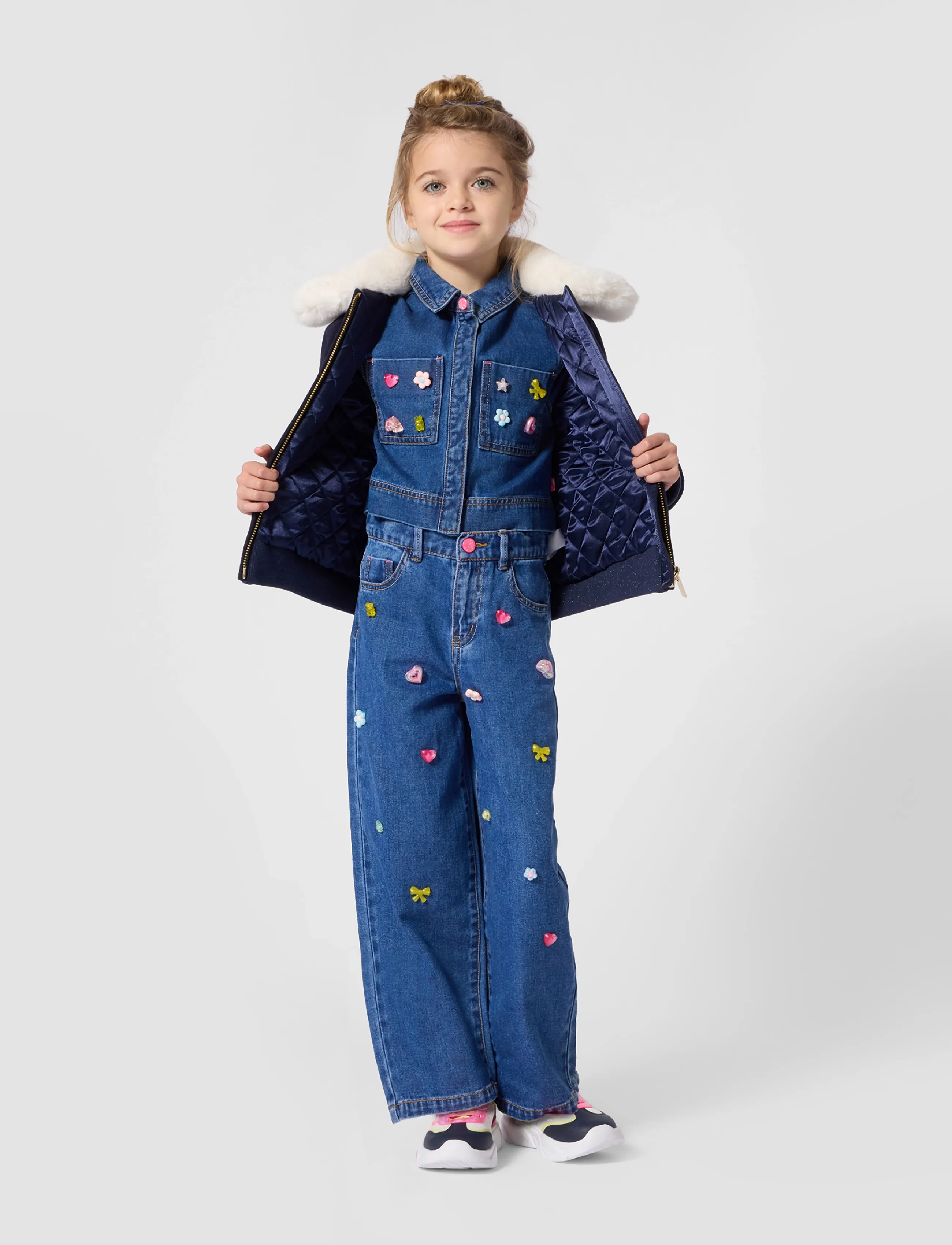 Billieblush - DENIM TROUSERS - loose jeans - stone - 4