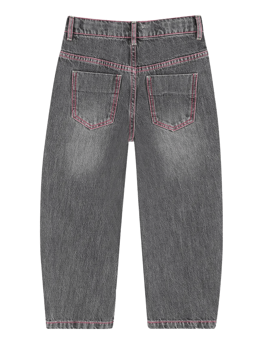 Billieblush - DENIM TROUSERS - loose jeans - denim grey - 2