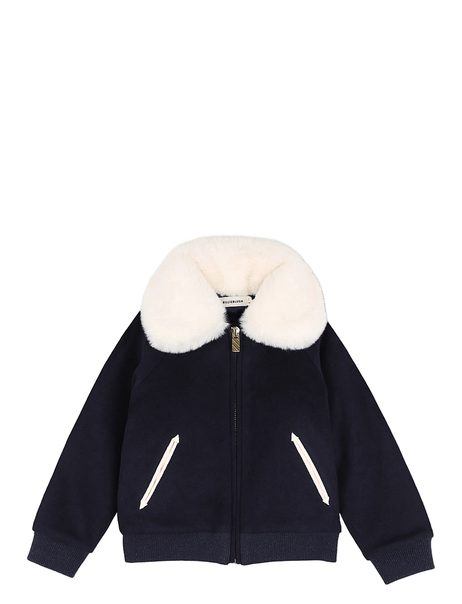Billieblush - JACKET - fuskpäls - navy - 1