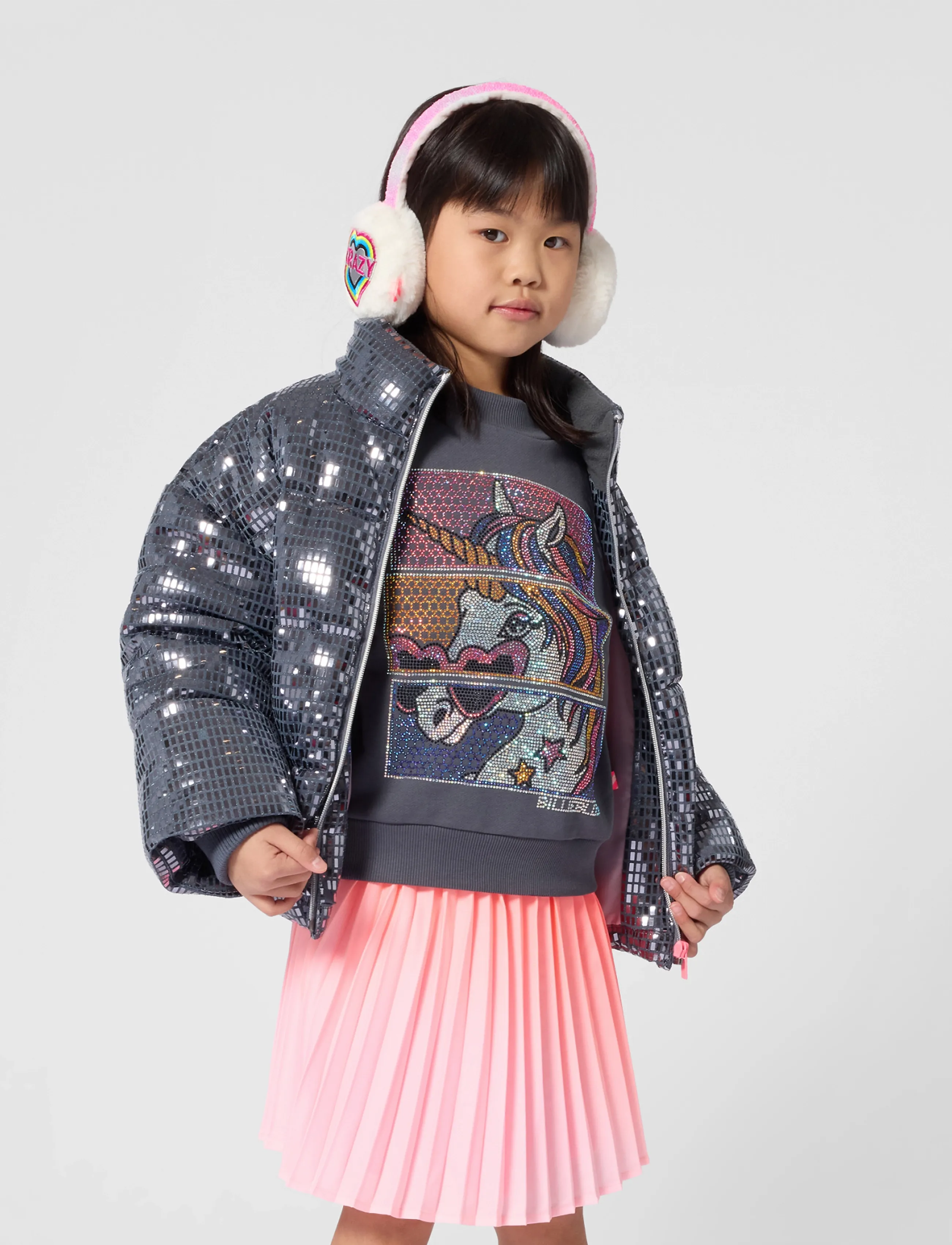 Billieblush - PUFFER JACKET - charcoal grey - 3