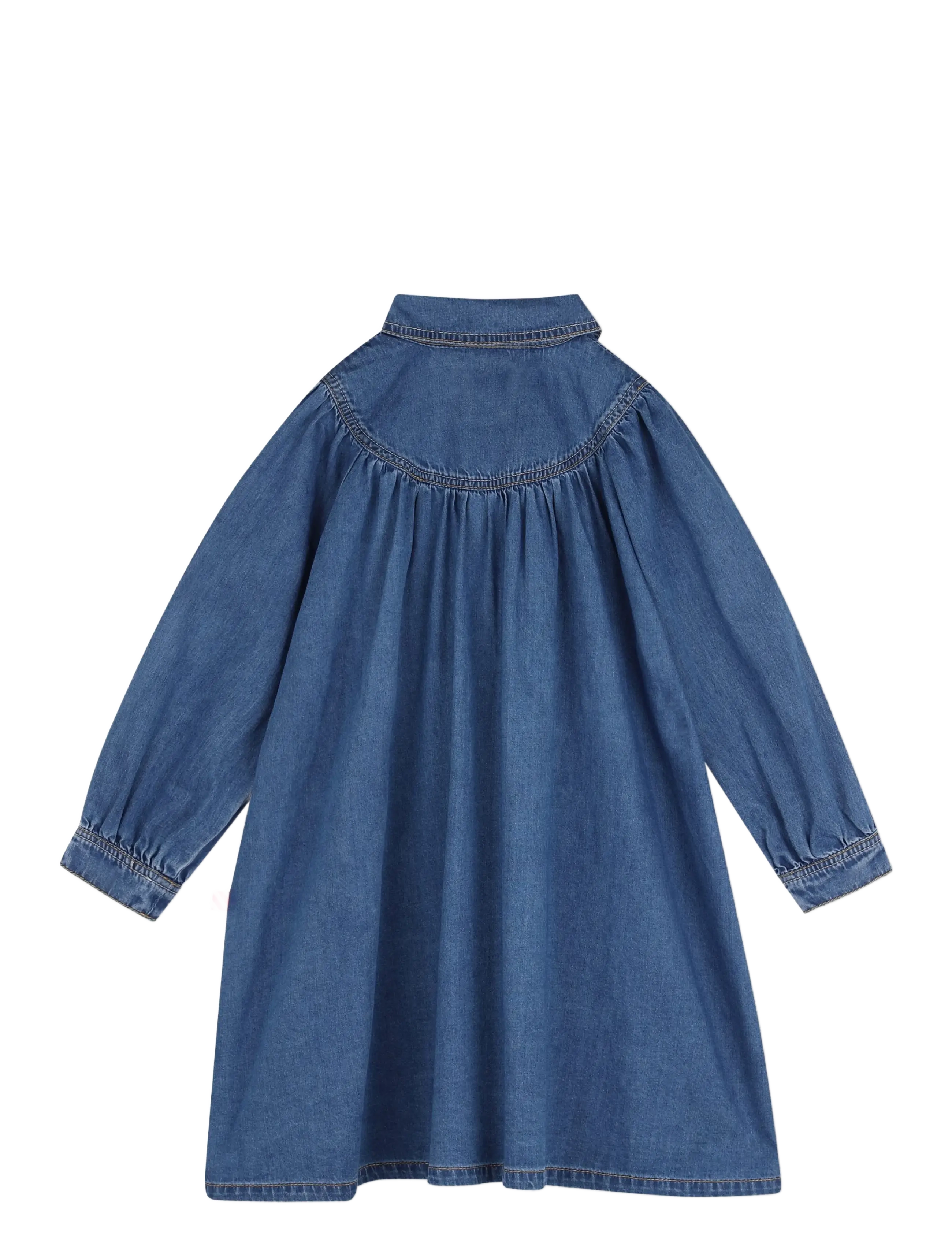 Billieblush - DENIM DRESS - långärmade vardagsklänningar - stone - 2