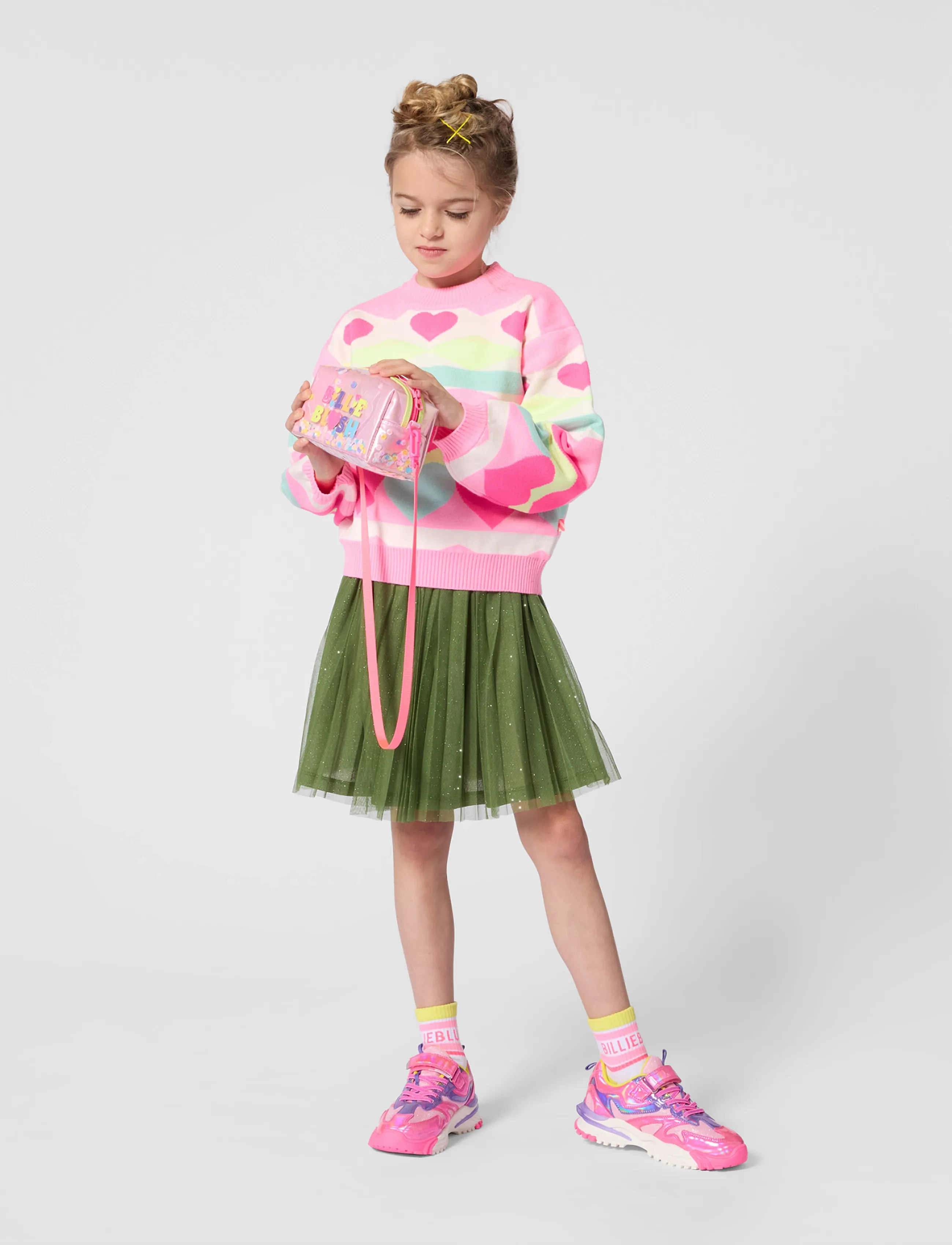 Billieblush Socks(*2), Mønstrede Sokker Sæt, Pink, Str: 31