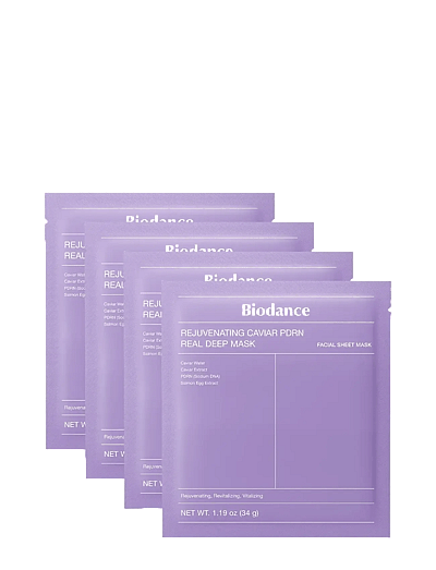 Biodance - Rejuvenating Caviar Pdrn Real Deep Mask (4pcs.) - Sheet Maske