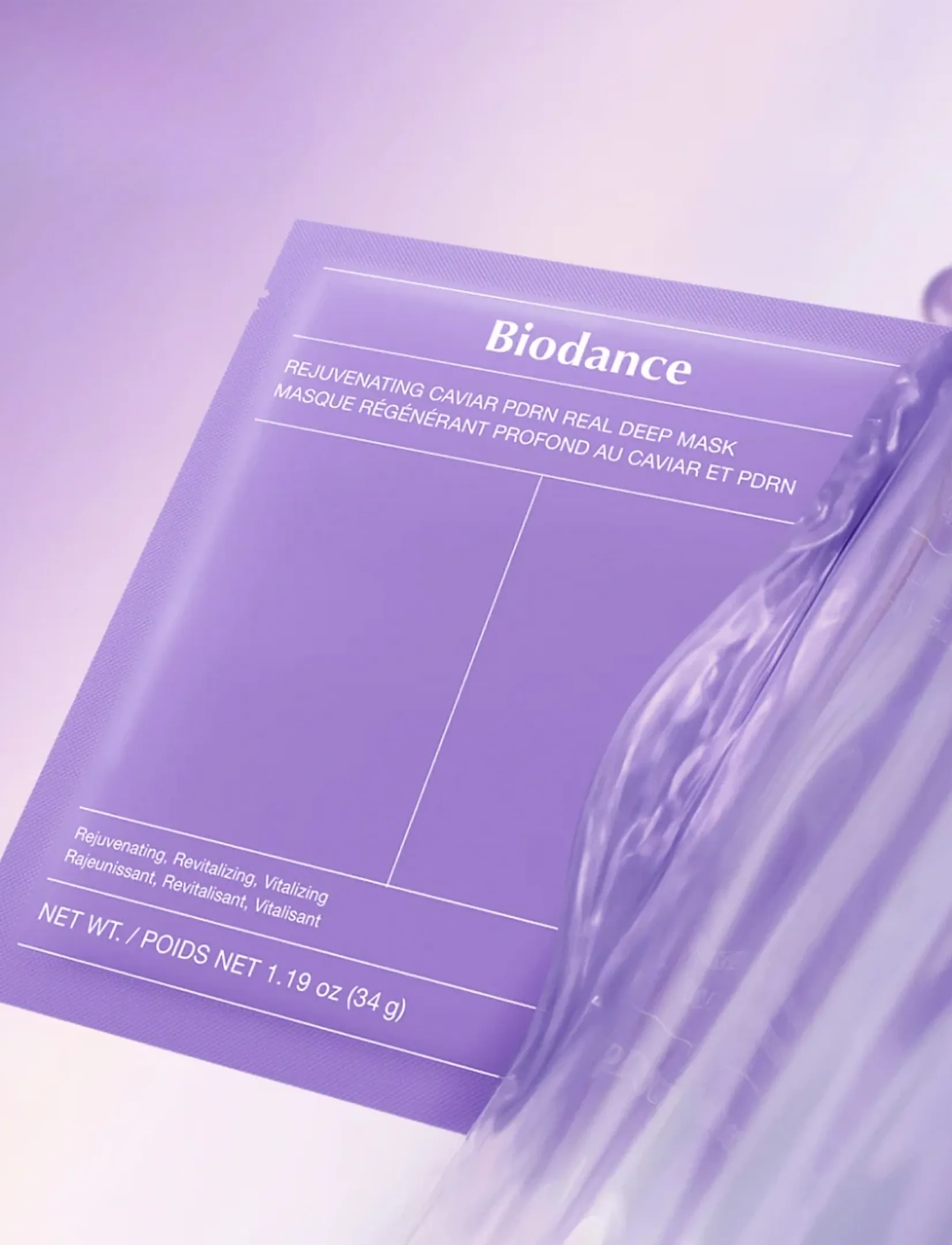Biodance Biodance - Rejuvenating Caviar Pdrn Real Deep Mask (4Pcs.), 4 PCS, Nude, Masker > Sheetmask, Dame