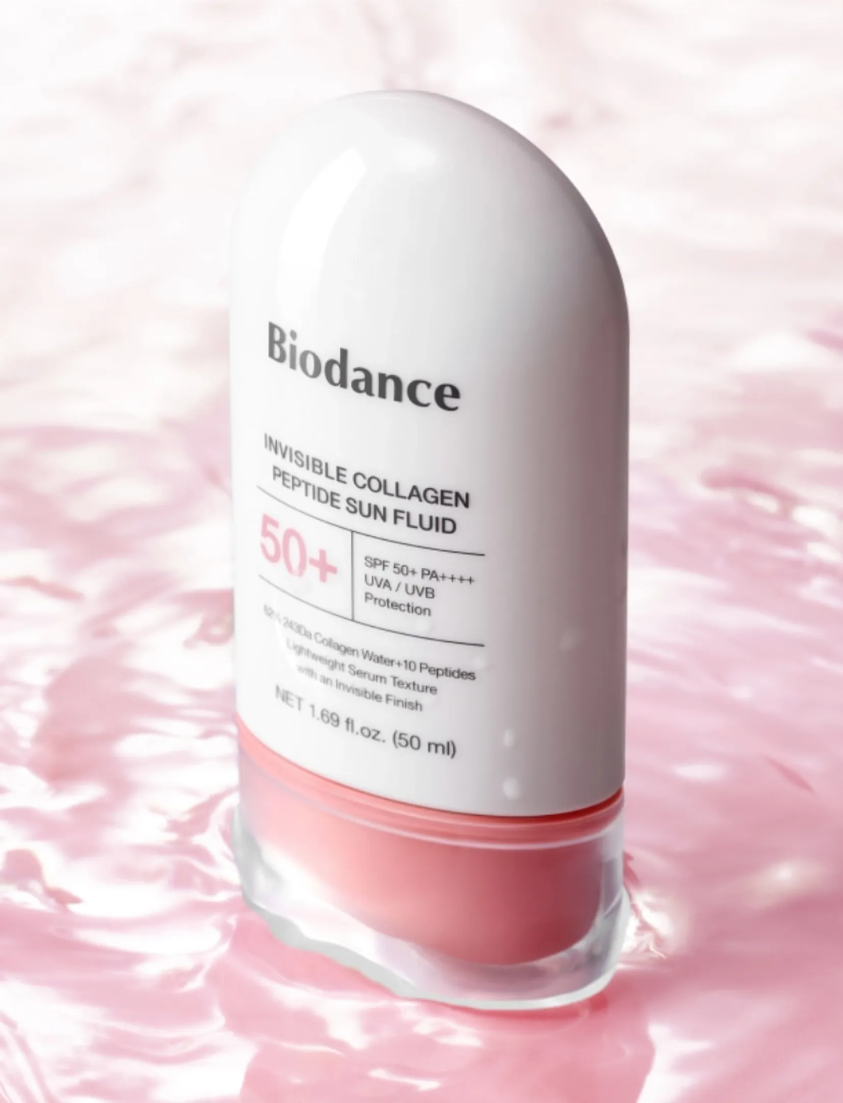 Biodance - Invisible Collagen Peptide Sun Fluid SPF50+ PA++++ - veidui - clear - 2