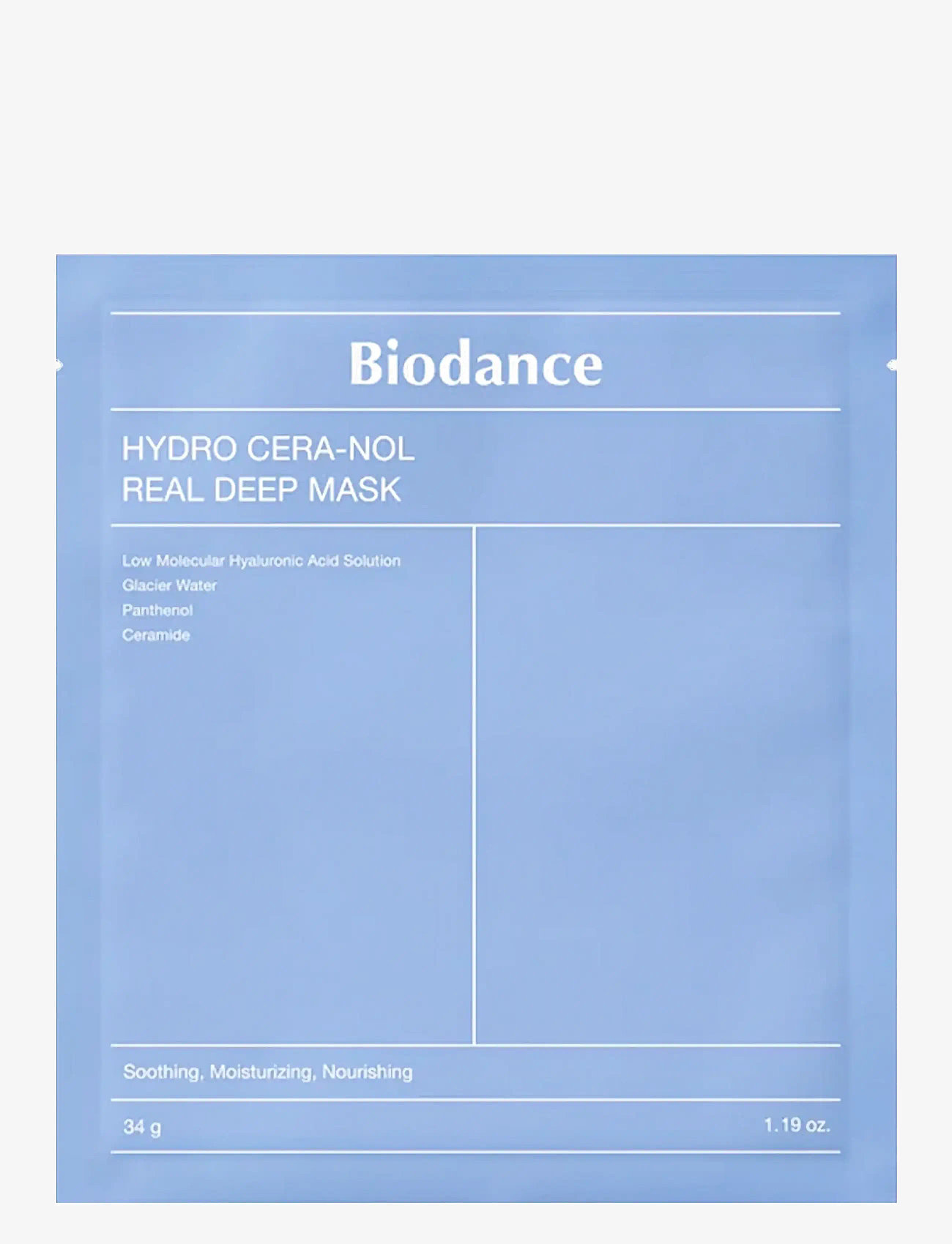 Biodance - Hydro Cera-nol Real Deep Mask - einnota maskar - clear - 0