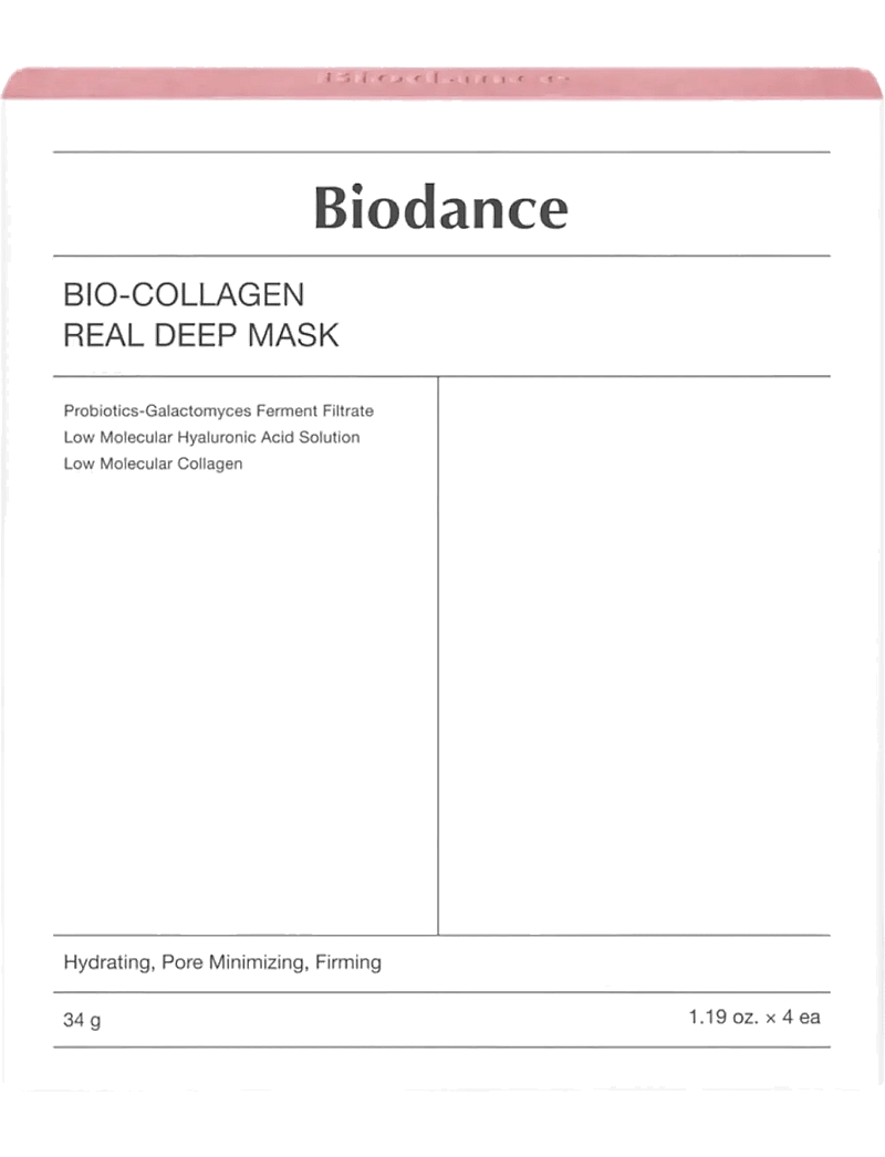 Biodance - Bio-Collagen Real Deep Mask 4-Pack - lehtmaskid - clear - 3