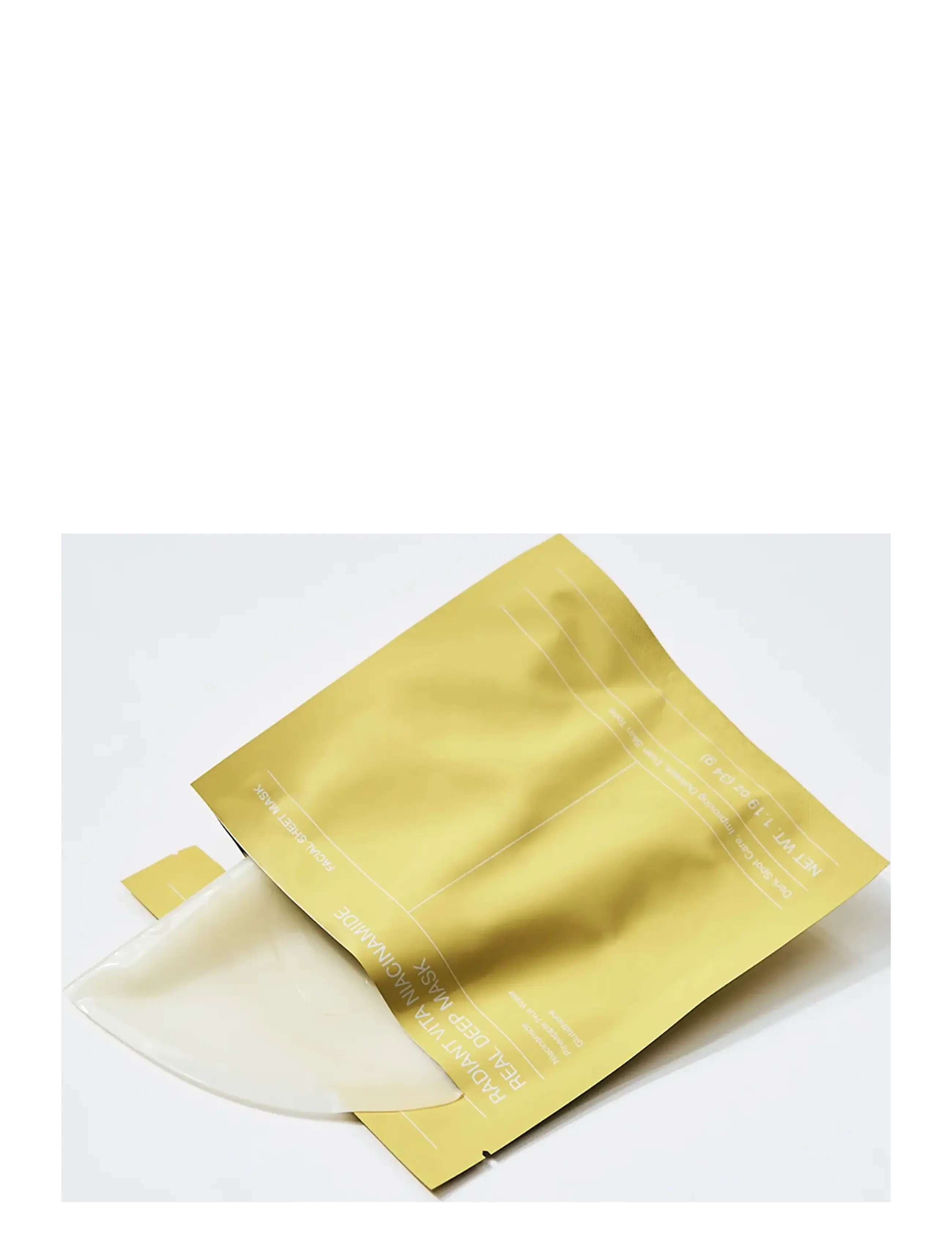 Biodance - Radiant Vita Niacinamide Real Deep Mask (4 pcs.) - sheet masks - clear - 1
