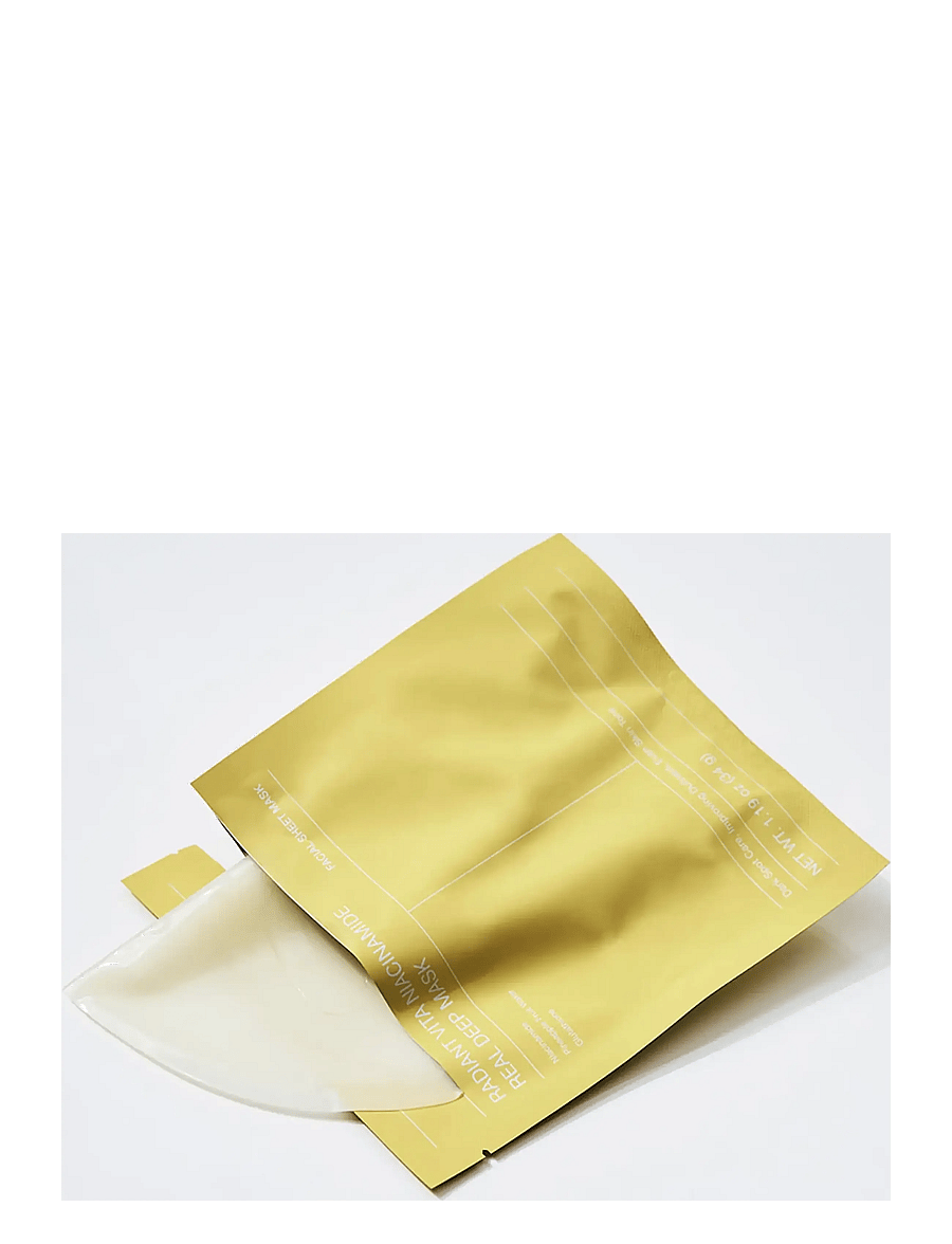 Biodance - Radiant Vita Niacinamide Real Deep Mask (4 pcs.) - näomask - clear - 1