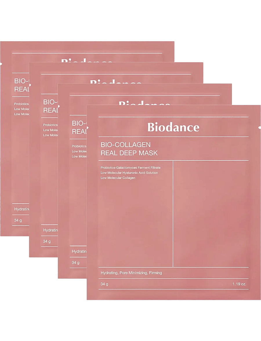 Biodance - Bio-Collagen Real Deep Mask 4-Pack - lehtmaskid - clear - 1
