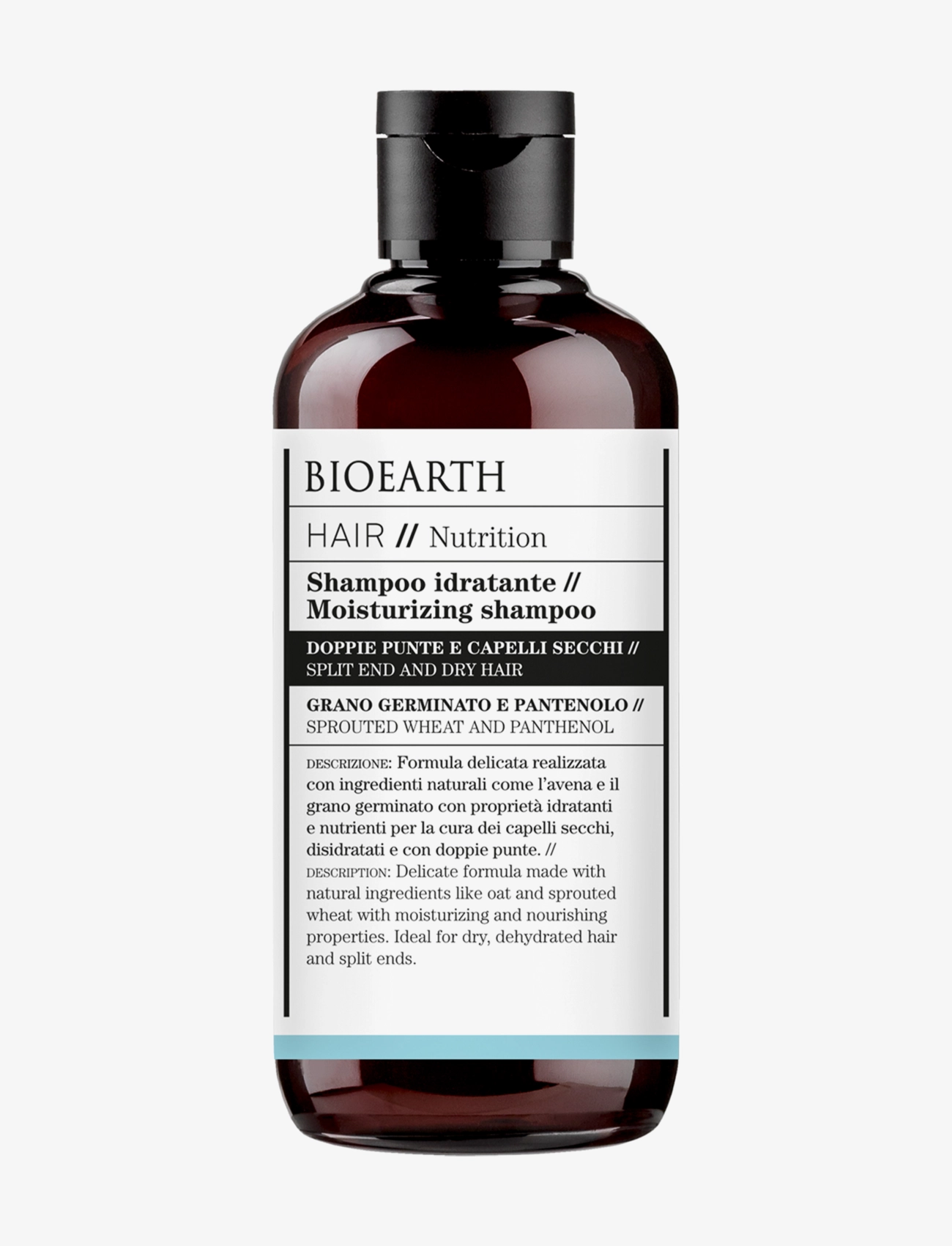 Bioearth Hair 2.0 Moisturizing Shampoo, Shampoo, Nude, Str: 250 ml