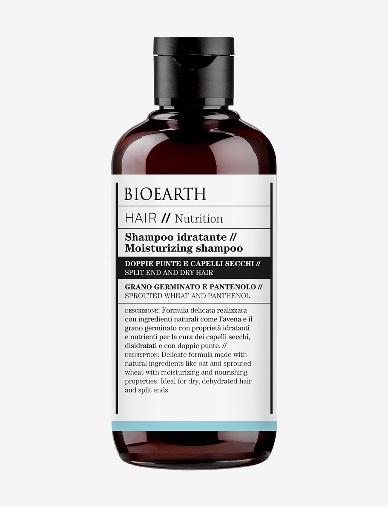 Bioearth - Bioearth HAIR 2.0 Moisturizing Shampoo - Šampoon - clear - 0