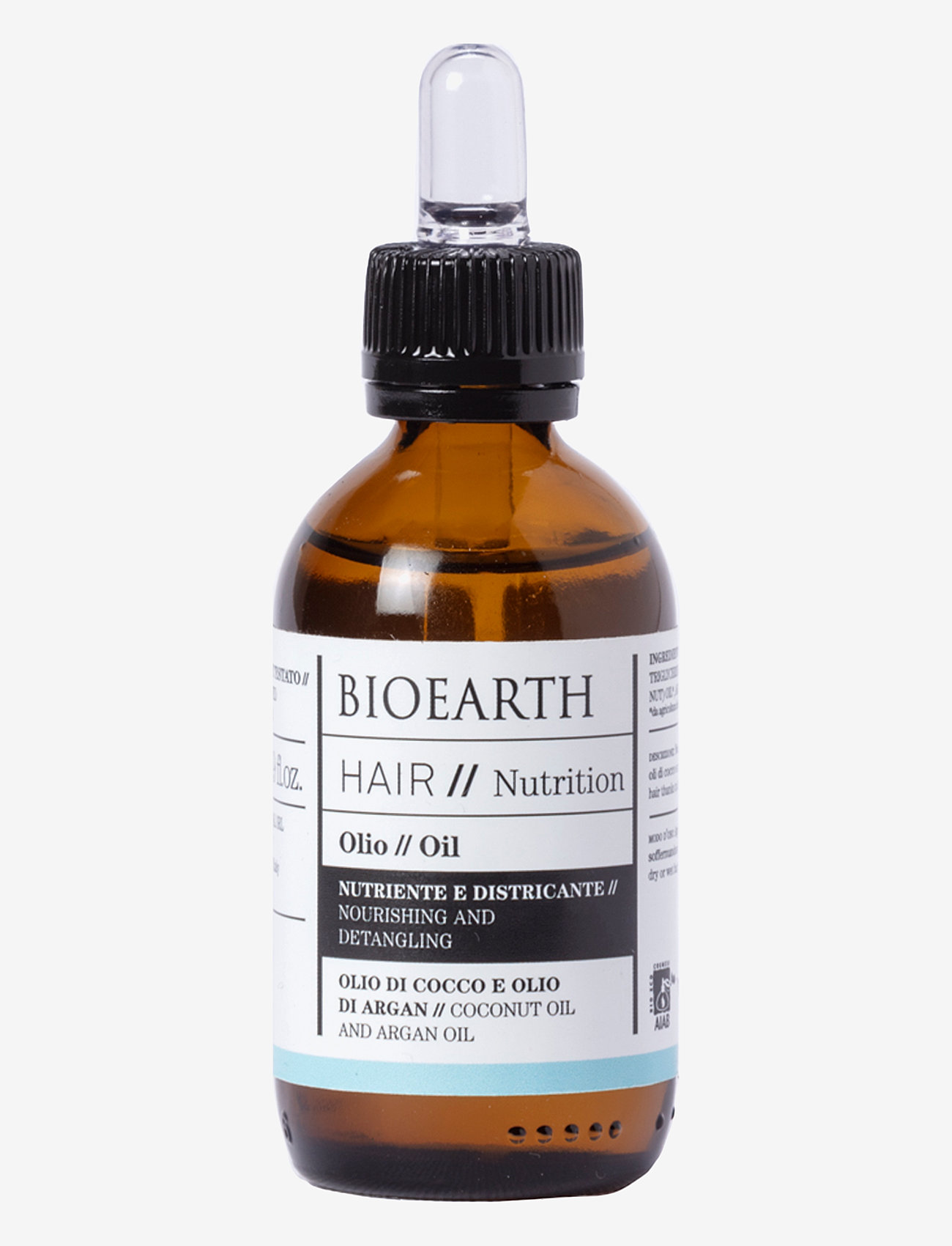 Bioearth - Bioearth HAIR 2.0 Nourishing and Detangling Hair Oil - juukseõlid - clear - 0