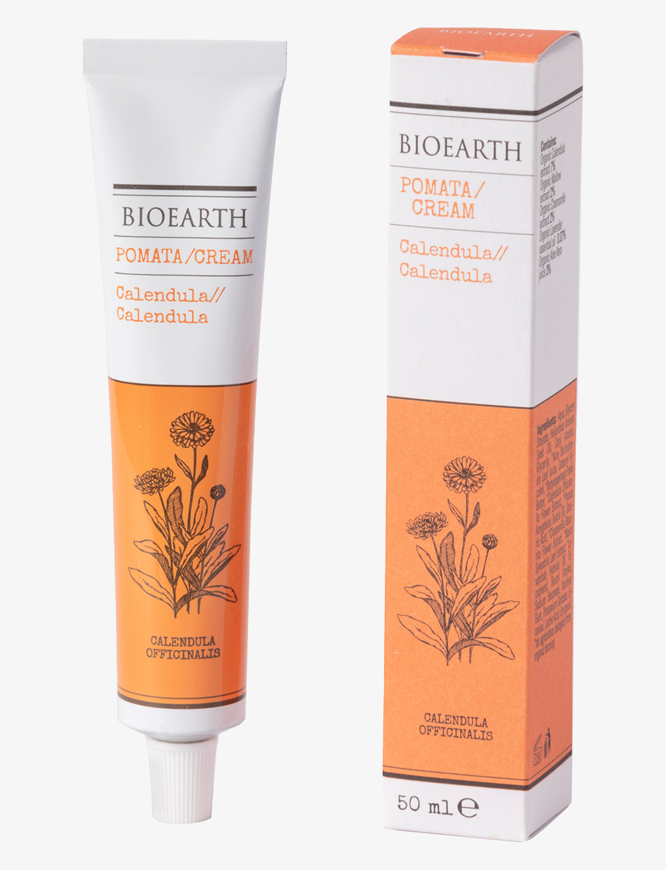 Bioearth Bioearth - The Herbalist Calendula Cream, 50 ml, Nude, Fugtighedscreme > Dagcreme, Dame
