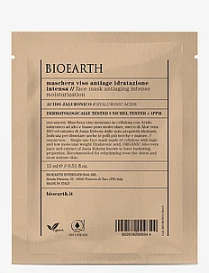Bioearth Face Sheet Mask antiaging intense moisturization - Hyaluronic acid, Bioearth