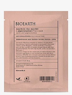 Bioearth Face Sheet Mask Spots And Pigmentation - Gluconolactone, Bioearth