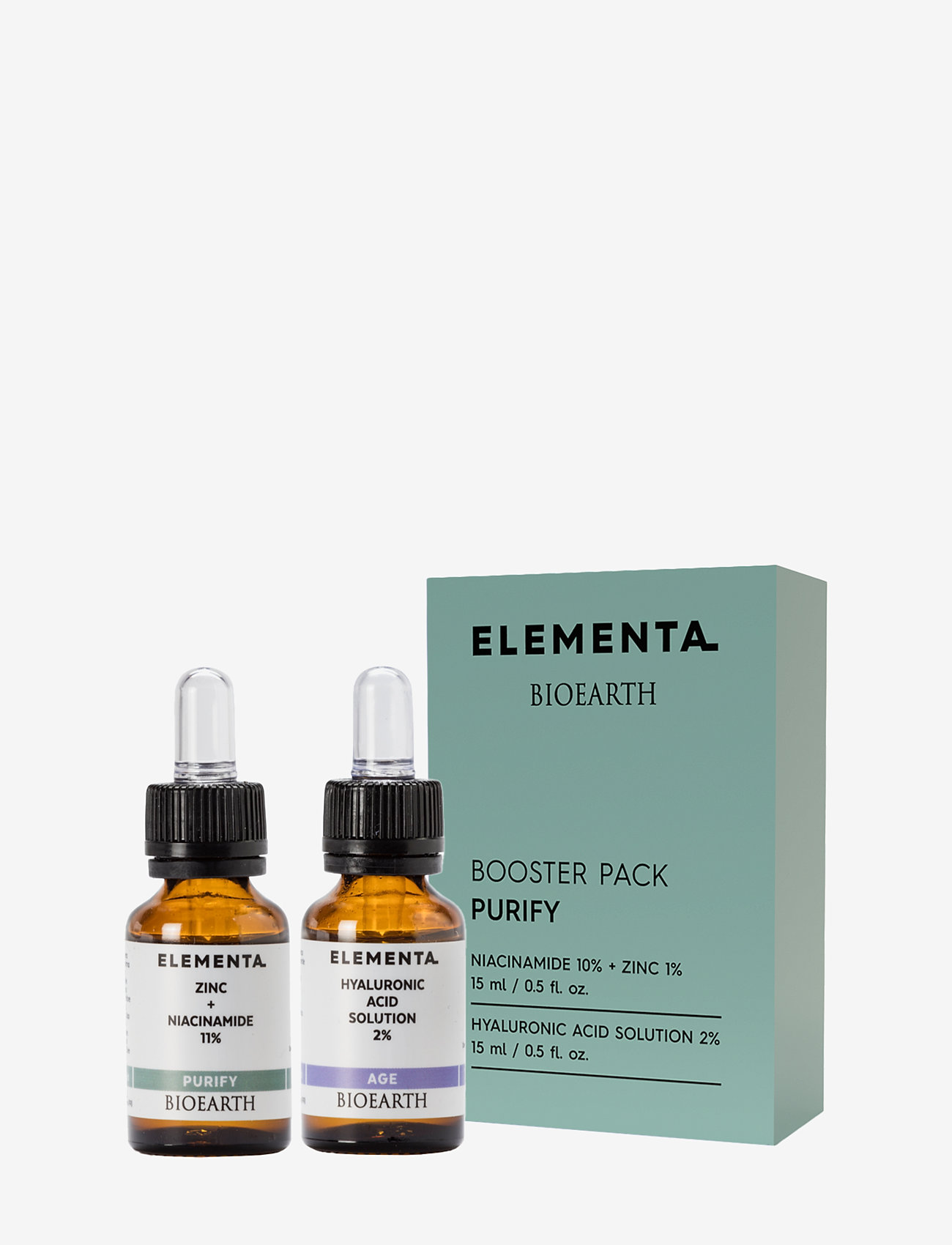 Bioearth - Bioearth Elementa Booster Pack Purify (Niacinamide + Hyaluronic Acid) - no color - 0