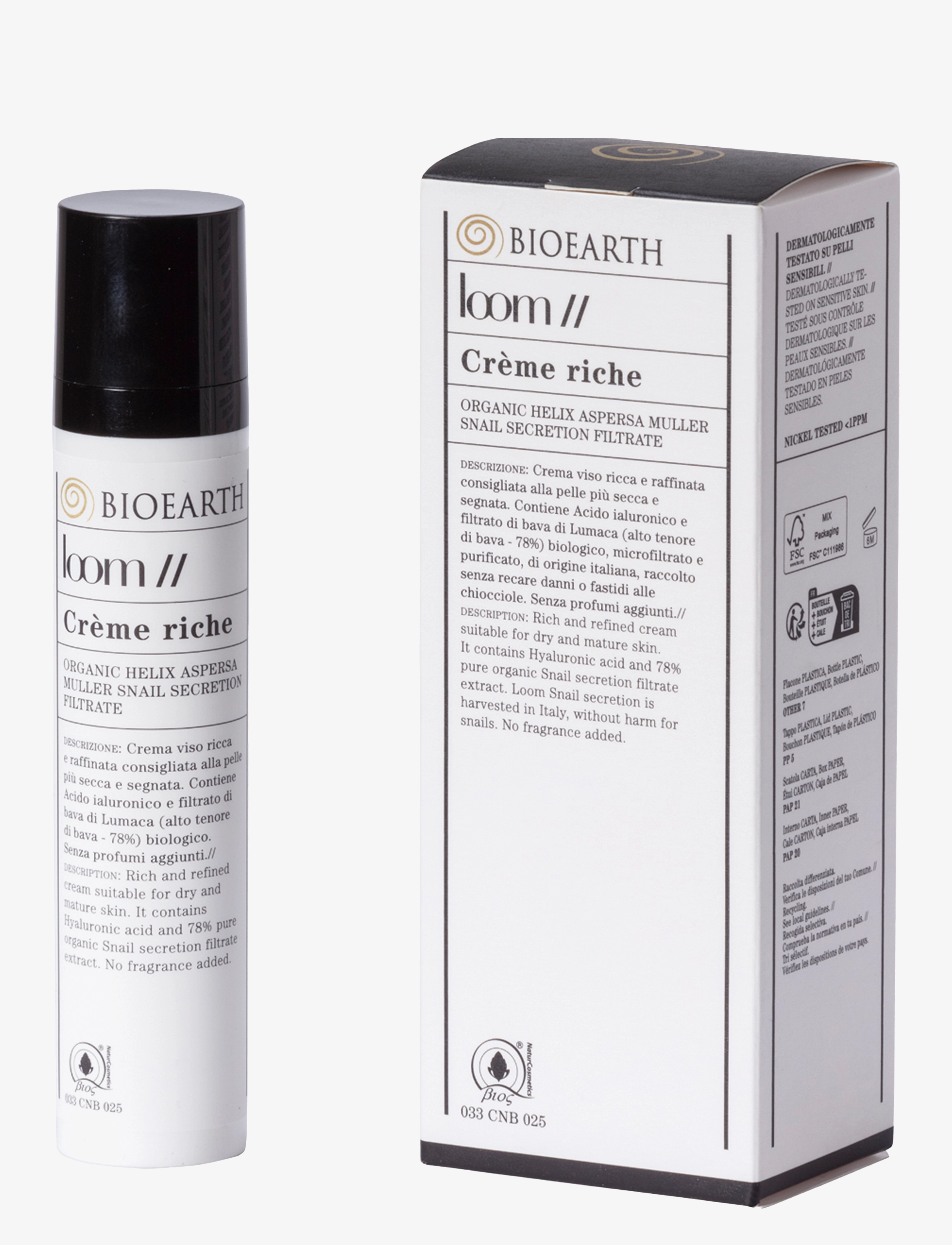 Bioearth Bioearth Loom Créme Riche - Hudvård - CLEAR / undefined