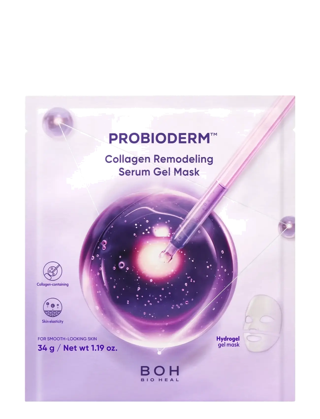 Bioheal Boh Probioderm Collagen Remodeling Serum Gel Mask 1P, Sheetmaske, Nude, Str: 1 AE