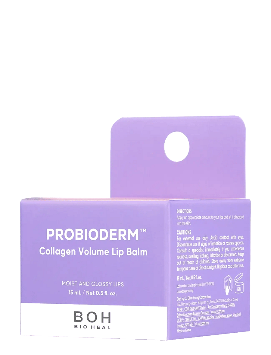 Bioheal - BIOHEAL BOH Probioderm Collagen Volume Lip Balm 15ml - huulepalsamid - clear - 1