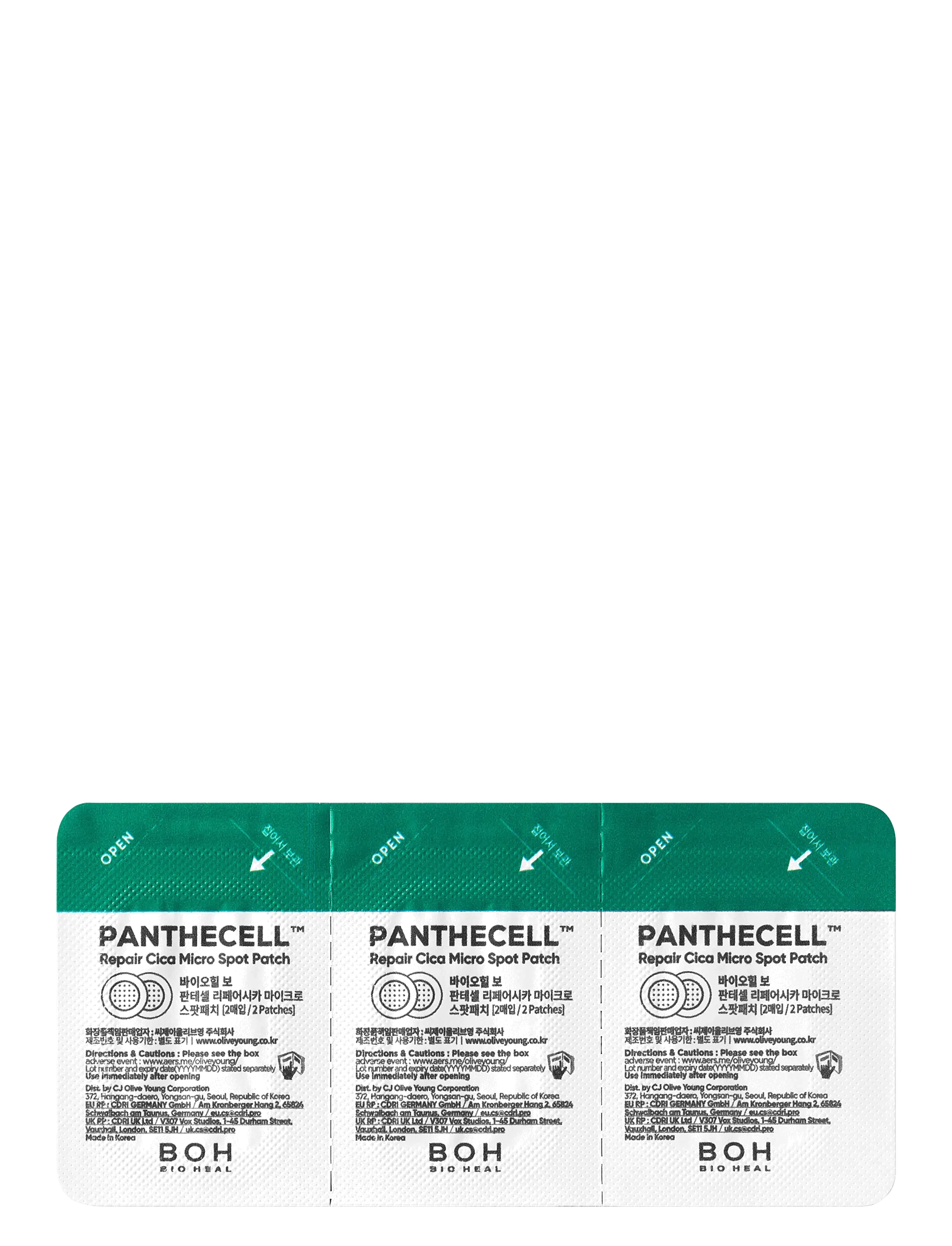 Bioheal - BIOHEAL BOH Panthecell Repair Cica Micro Spot Patch 9+3P - spotbehandlinger - clear - 2