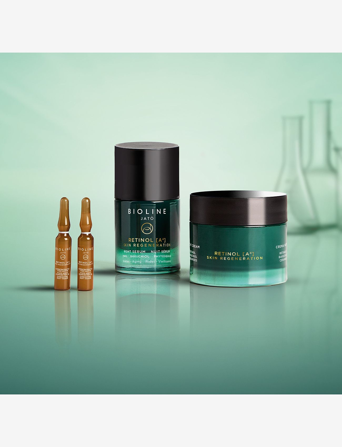 Bioline Jatò - Retinol A4 Skin Regeneration Face Night Concentrate - serum - clear - 2