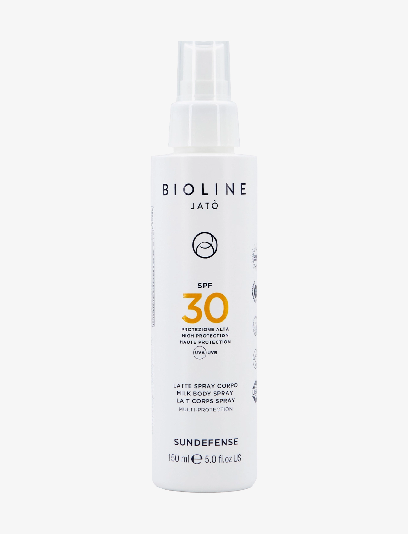 Bioline Jatò SPF 30 High Protection Milk Body Spray Multi-Protection - Hudvård - CLEAR / undefined