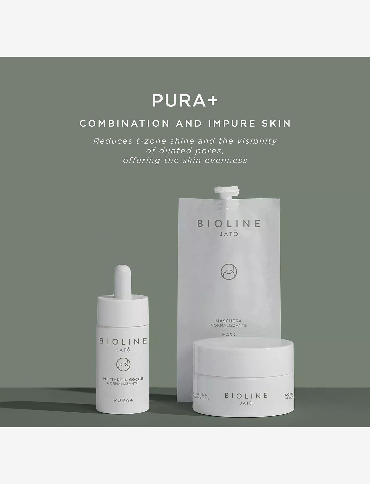 Bioline Jatò - Pura+ Balancing Acid Cream - fuktkrämer - clear - 1